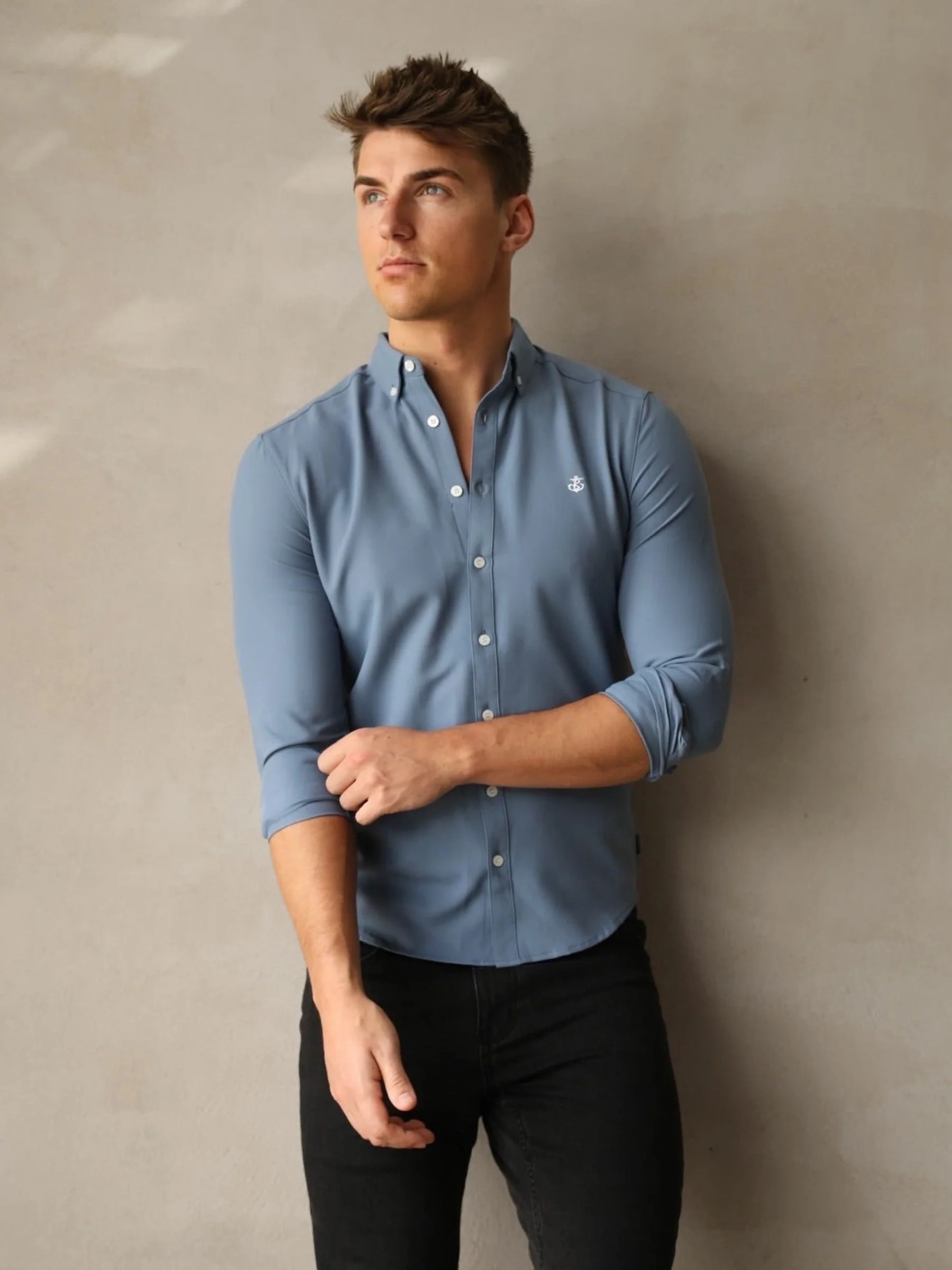 Manarola Shirt - Blue - E-Cigarette Wholesale
