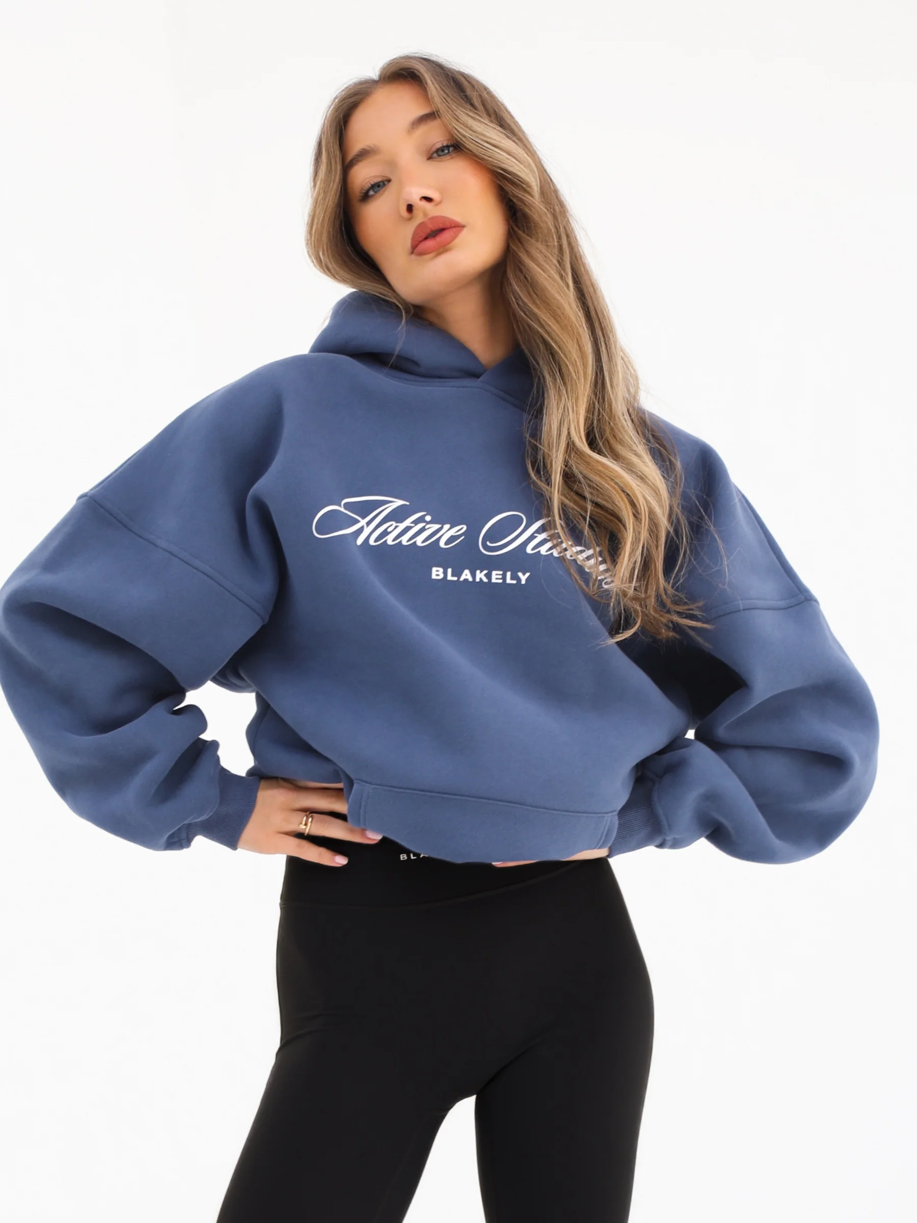 Off Duty Oversized Hoodie - Steel Blue - E-Cigarette Wholesale