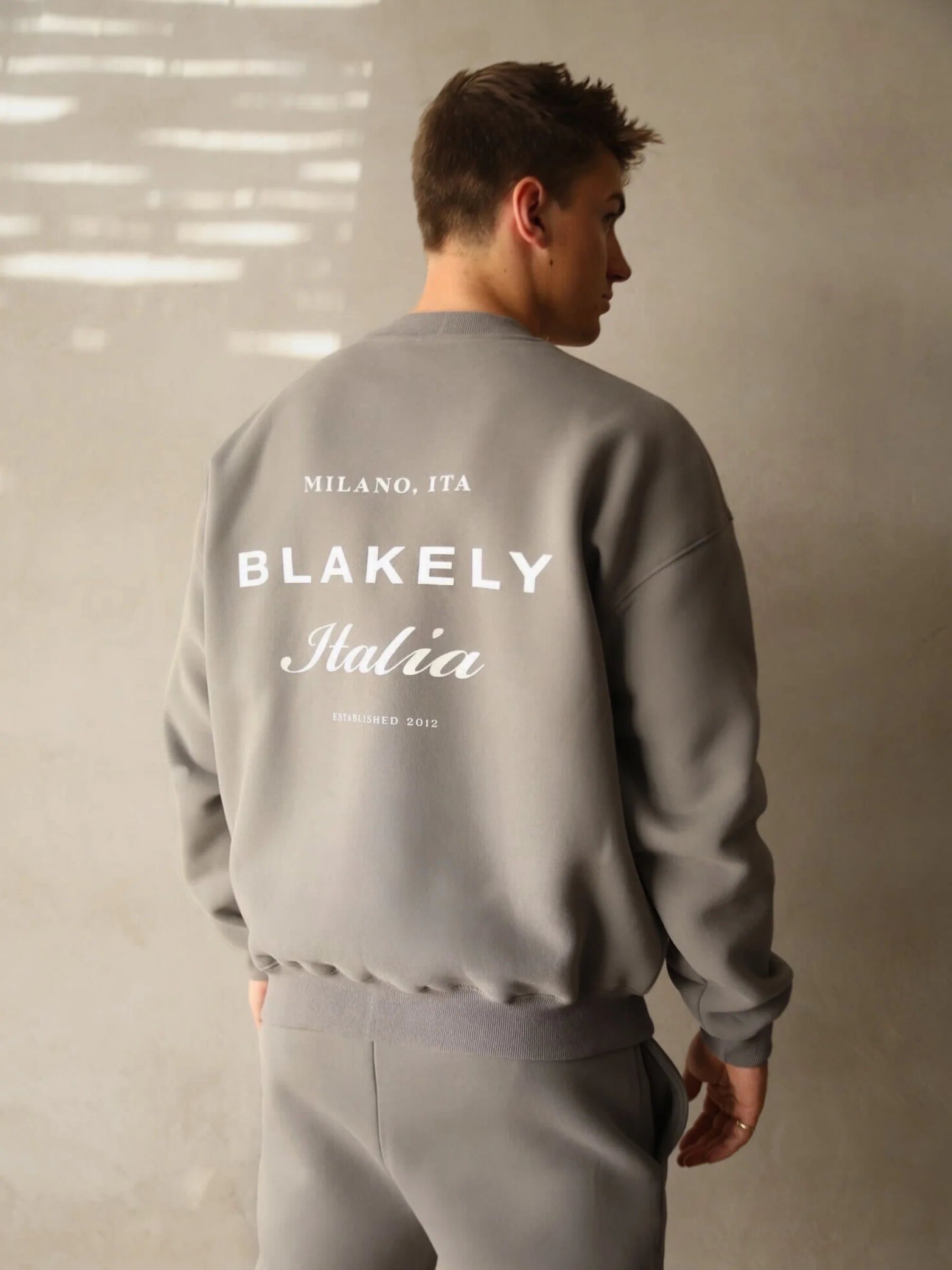 Italia Relaxed Jumper - Stone Grey - E-Cigarette Wholesale