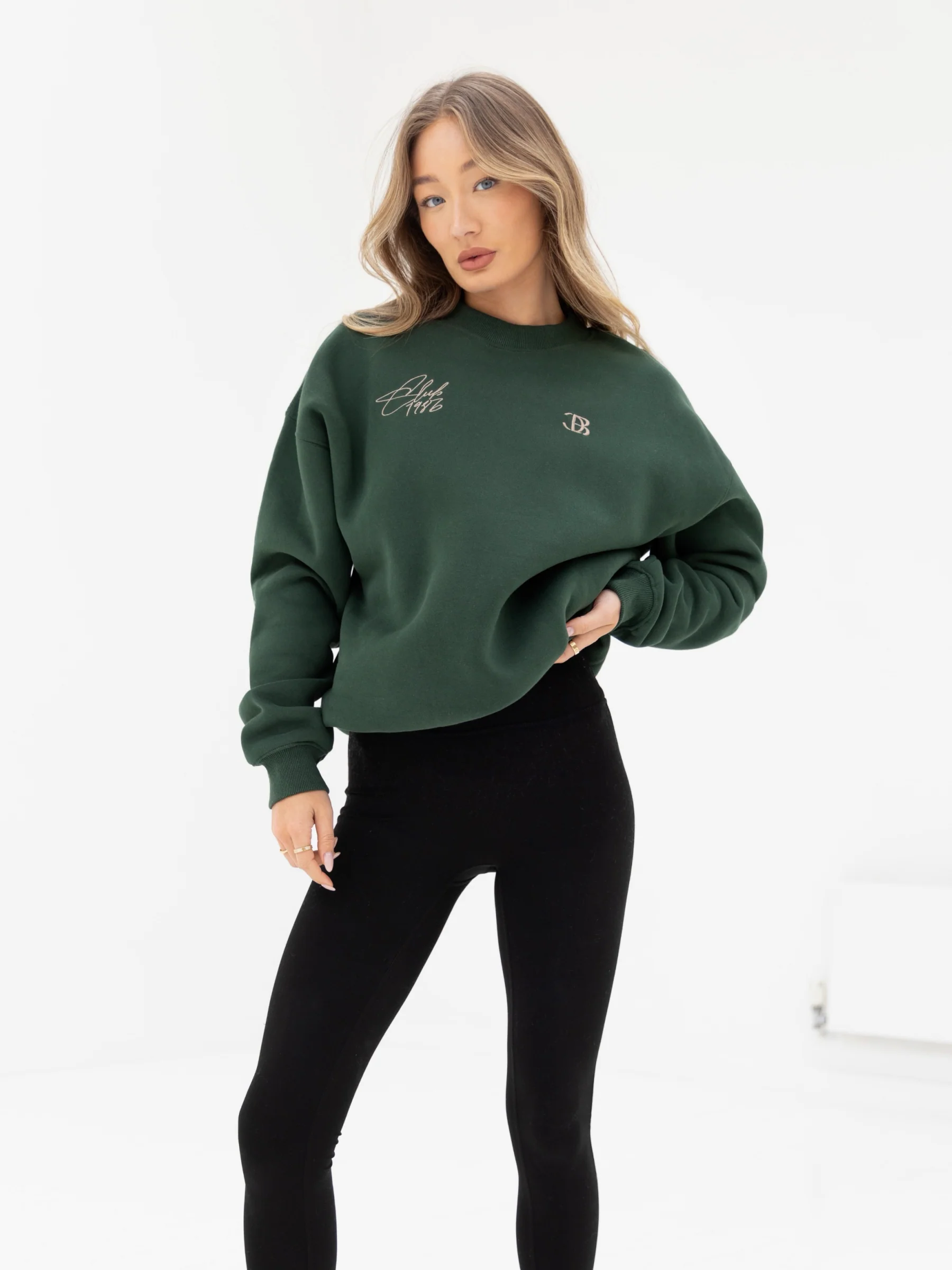 Club Oversized Jumper - Forest Green - E-Cigarette Wholesale