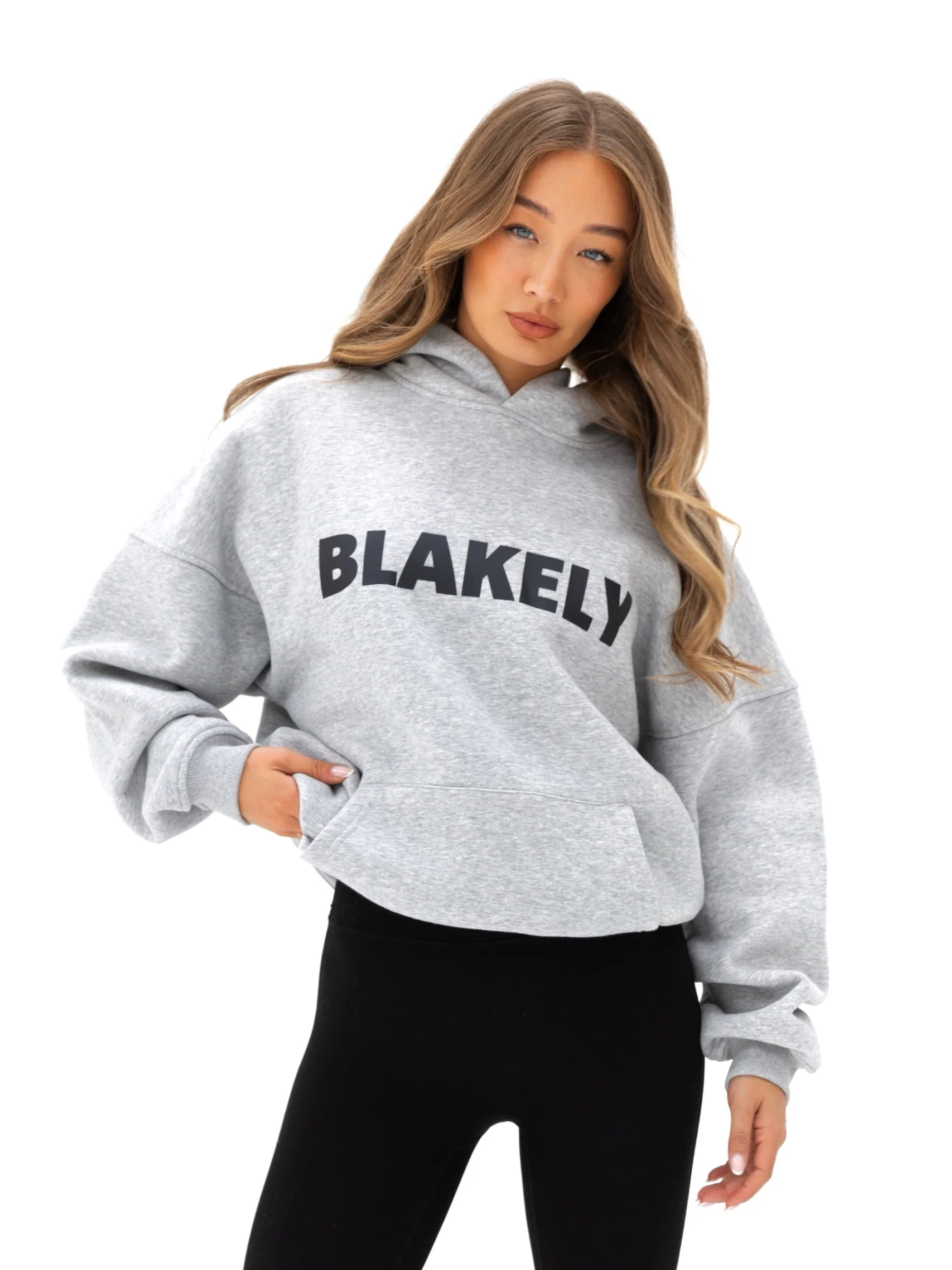 Studio Oversized Hoodie - Marl Grey - E-Cigarette Wholesale