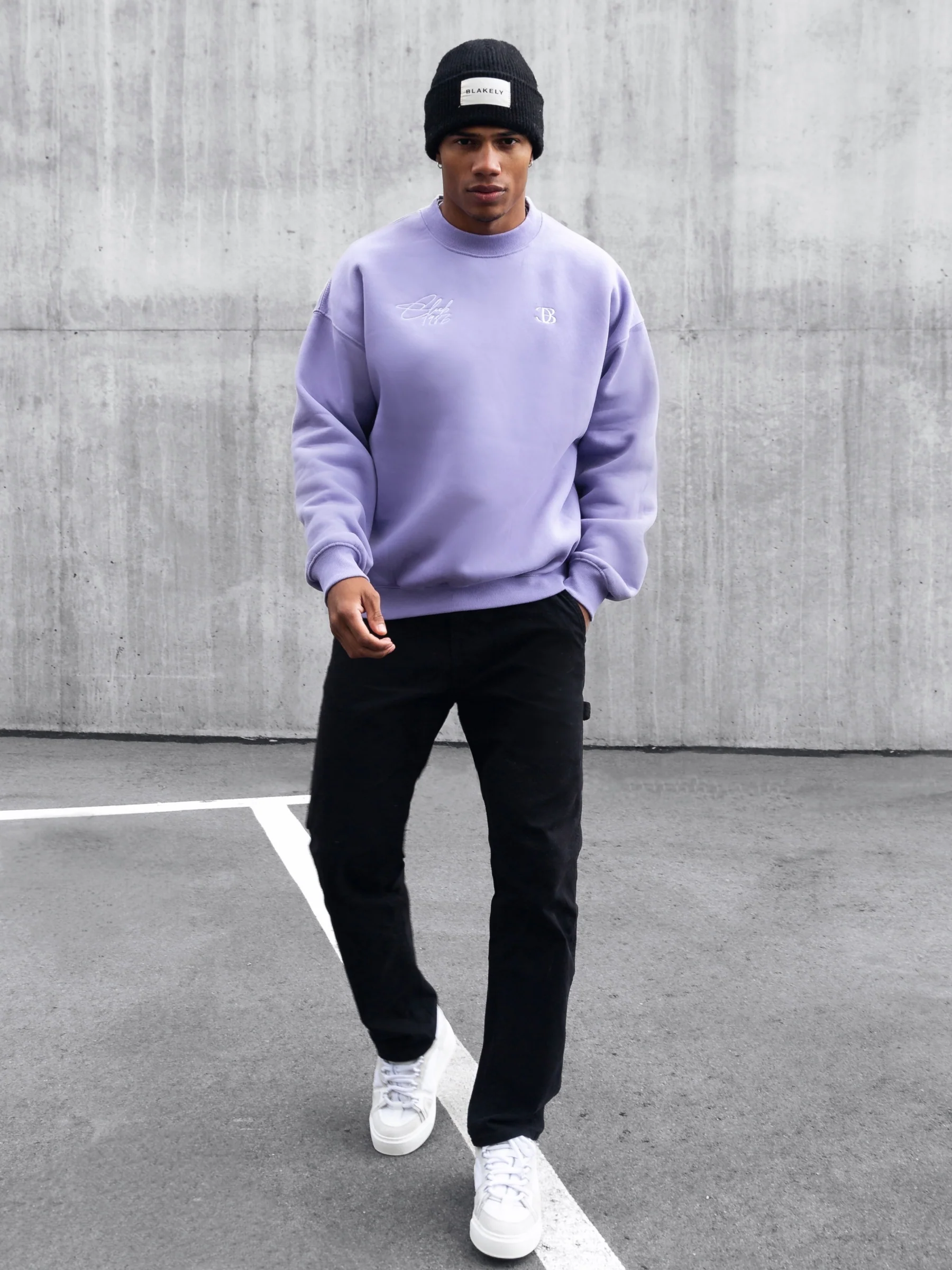Club Relaxed Jumper - Violet - E-Cigarette Wholesale