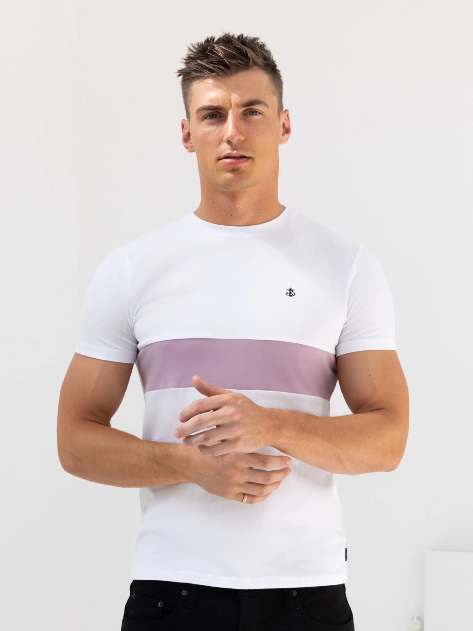 Iowa T-Shirt - White & Purple - E-Cigarette Wholesale