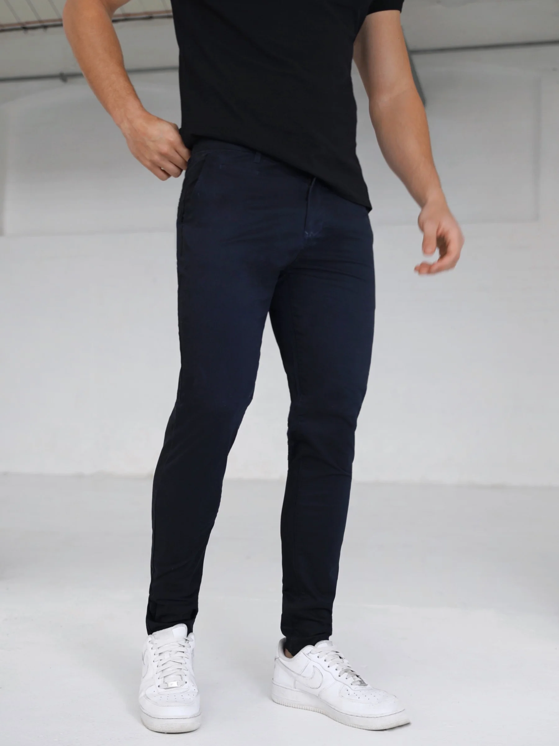 Stretch Chinos - Navy - E-Cigarette Wholesale