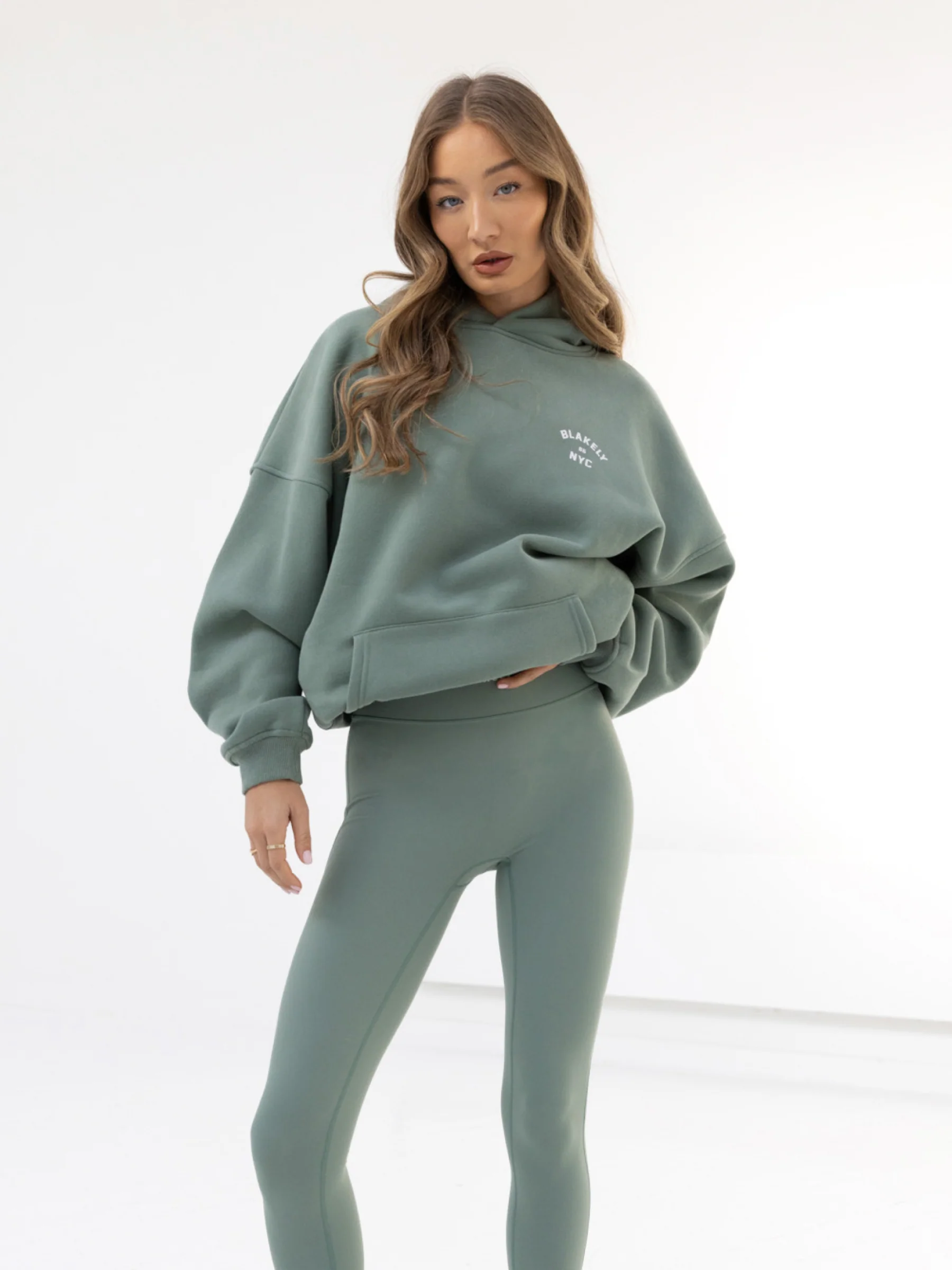 NYC Oversized Hoodie - Sage Green - E-Cigarette Wholesale