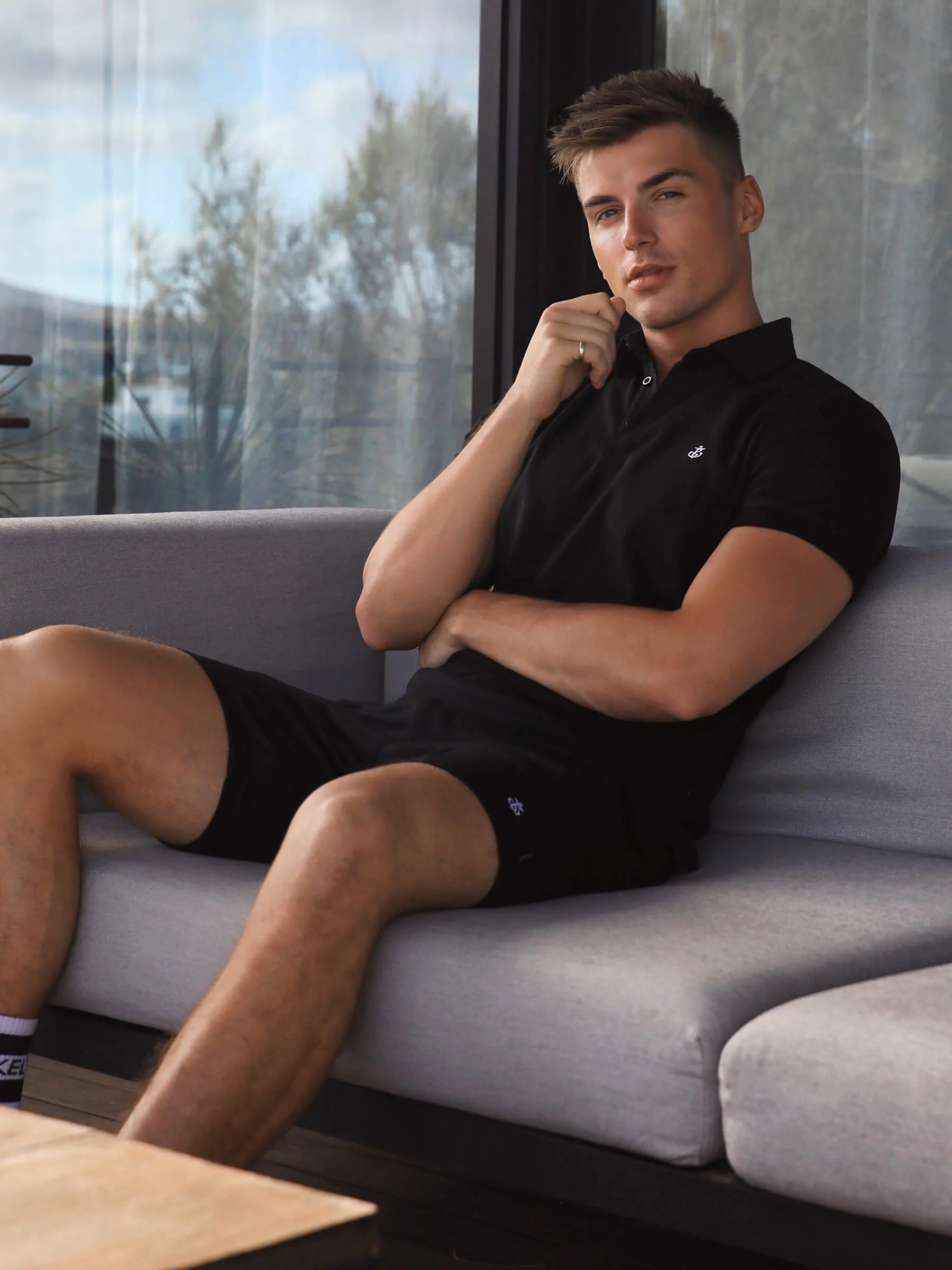 Sorrento Polo Shirt - Black - E-Cigarette Wholesale