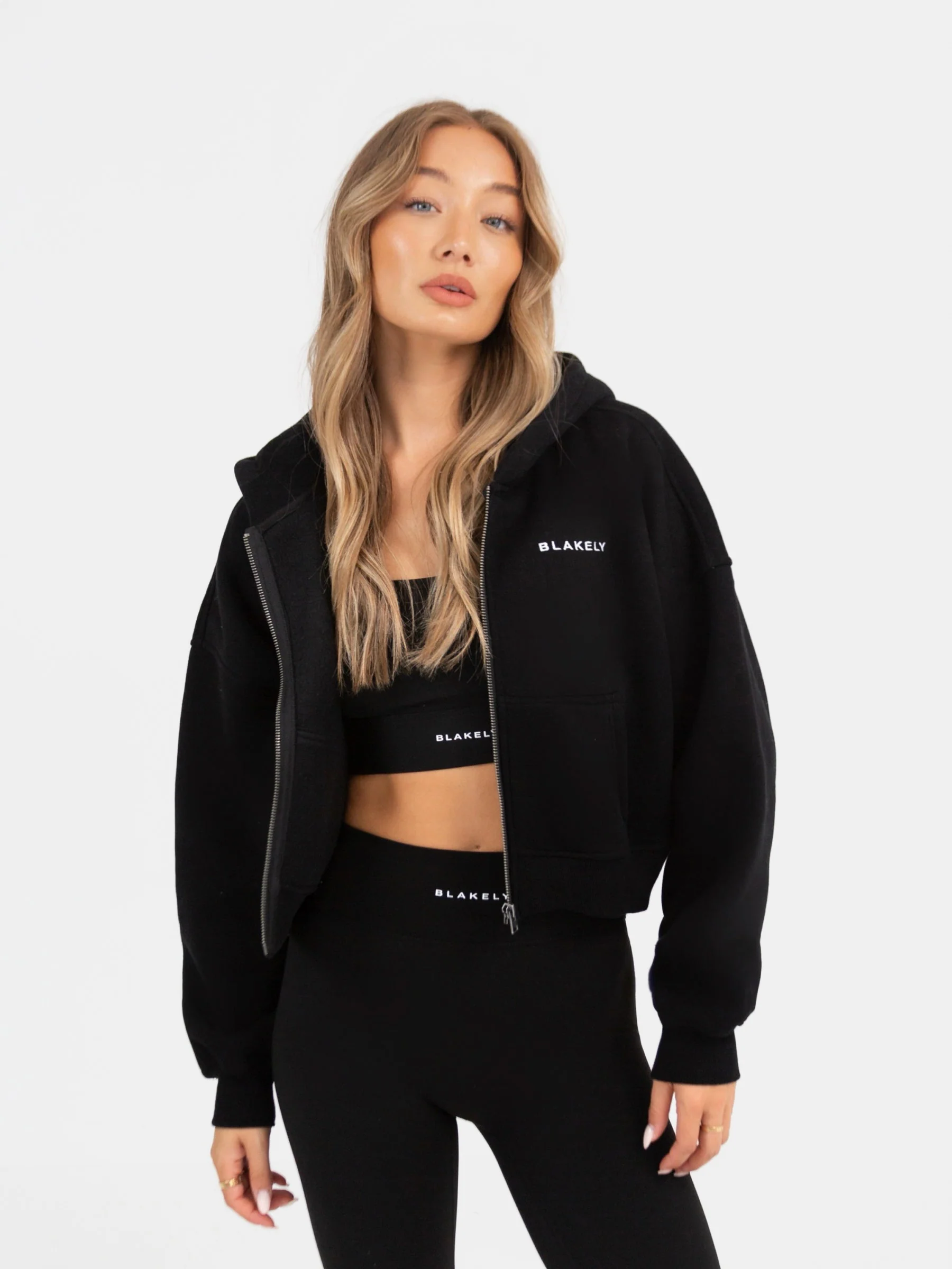 Blakely Full Zip Hoodie - Black - E-Cigarette Wholesale