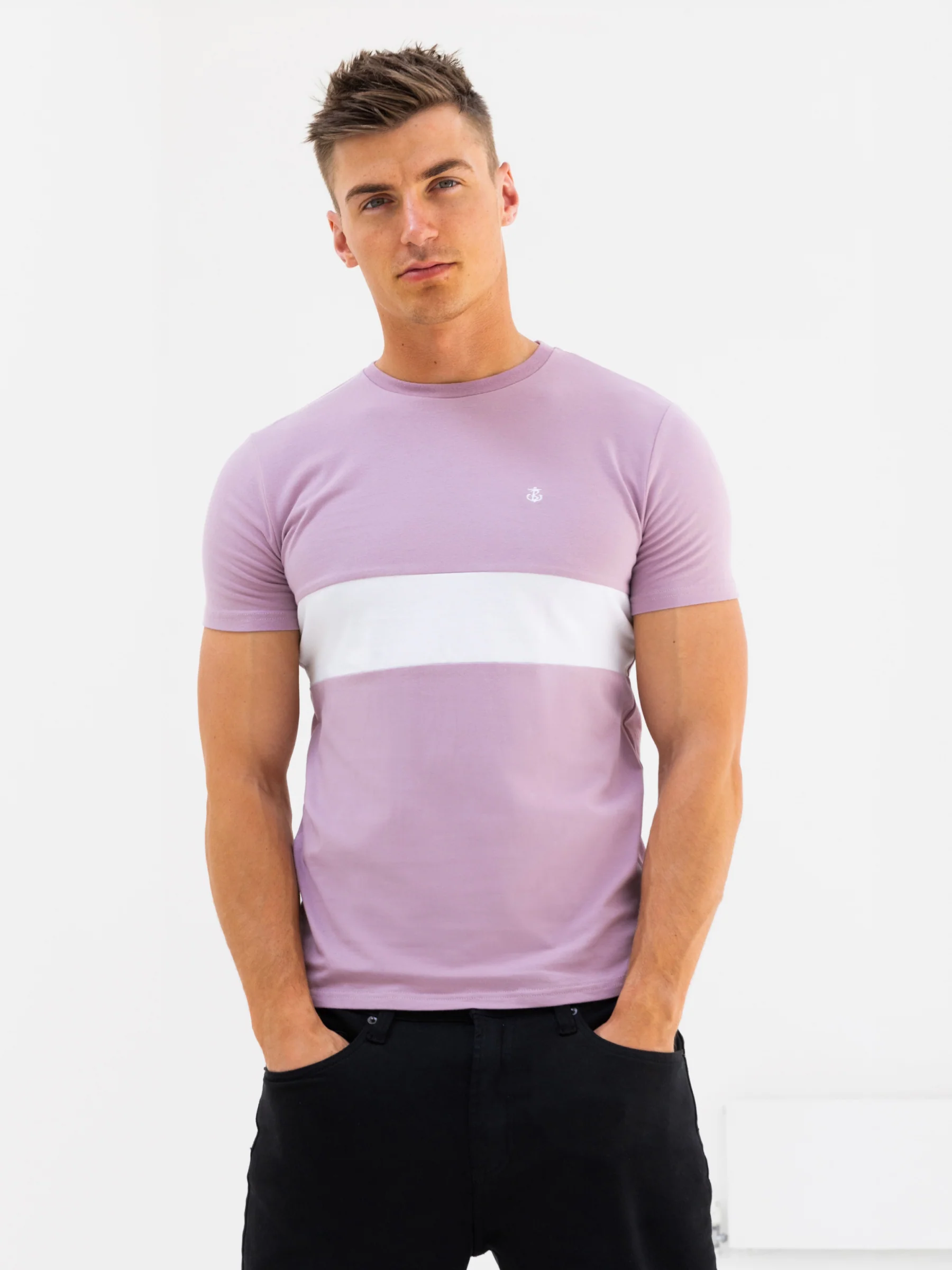 Rhode T-Shirt - Purple & White - E-Cigarette Wholesale