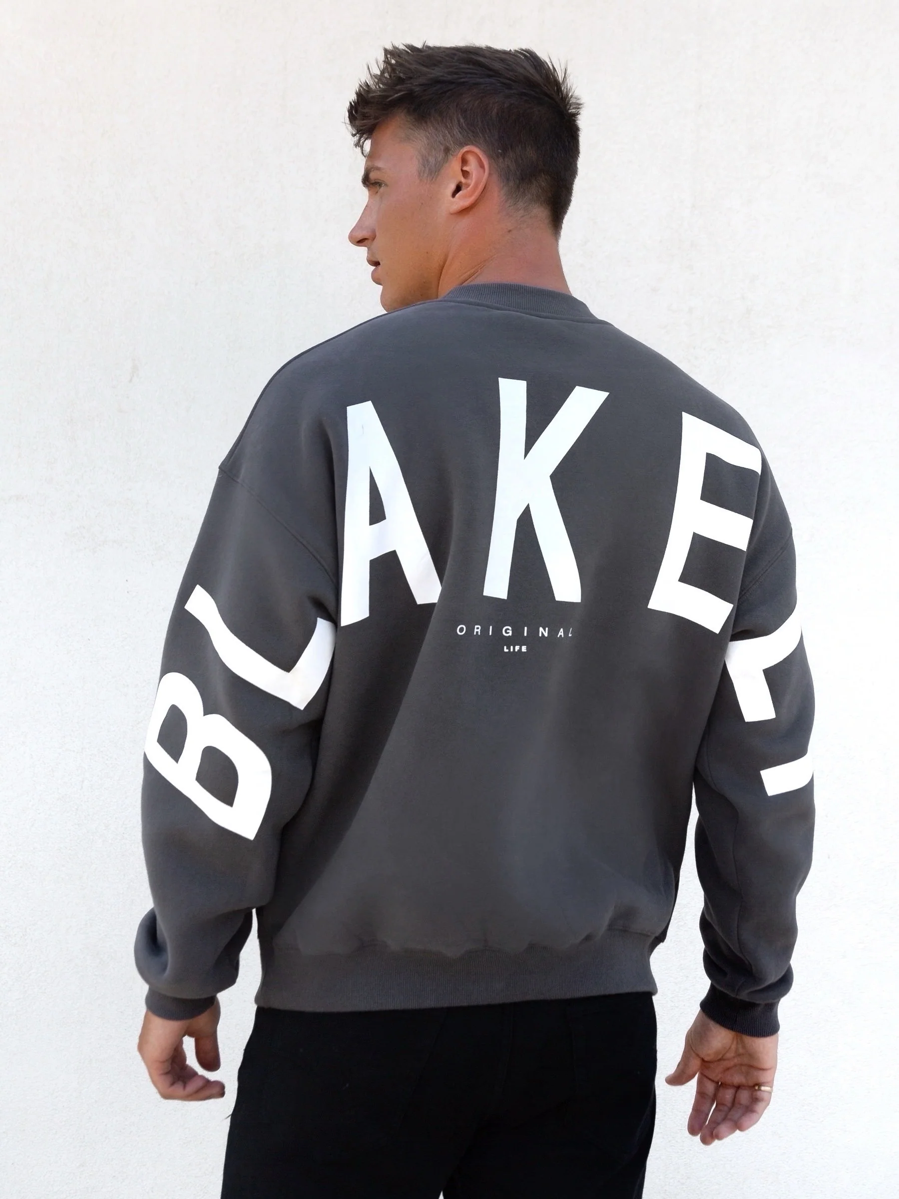 Idris Oversized Jumper - Charcoal - E-Cigarette Wholesale