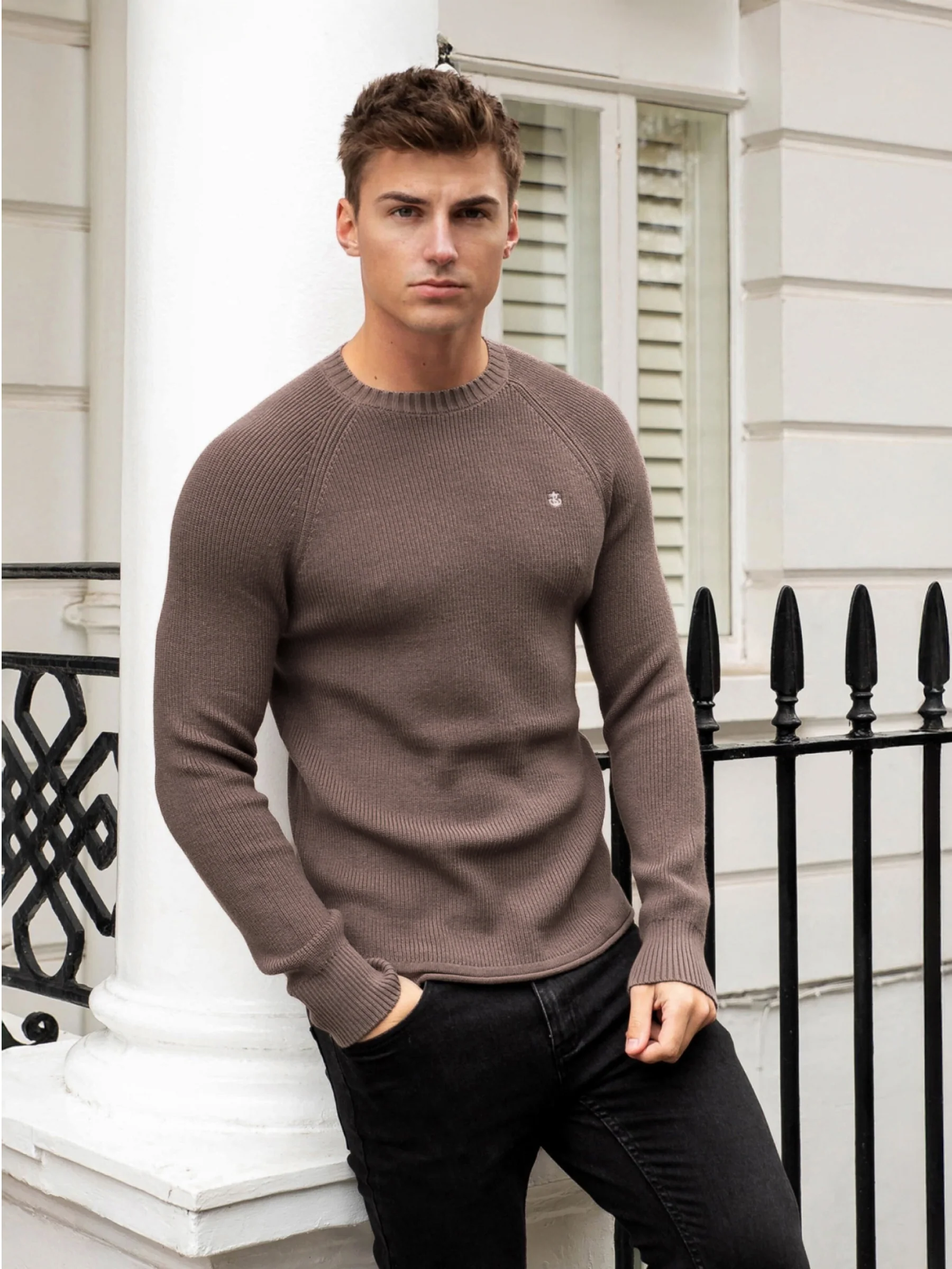 Olton Knit Jumper - Brown - E-Cigarette Wholesale