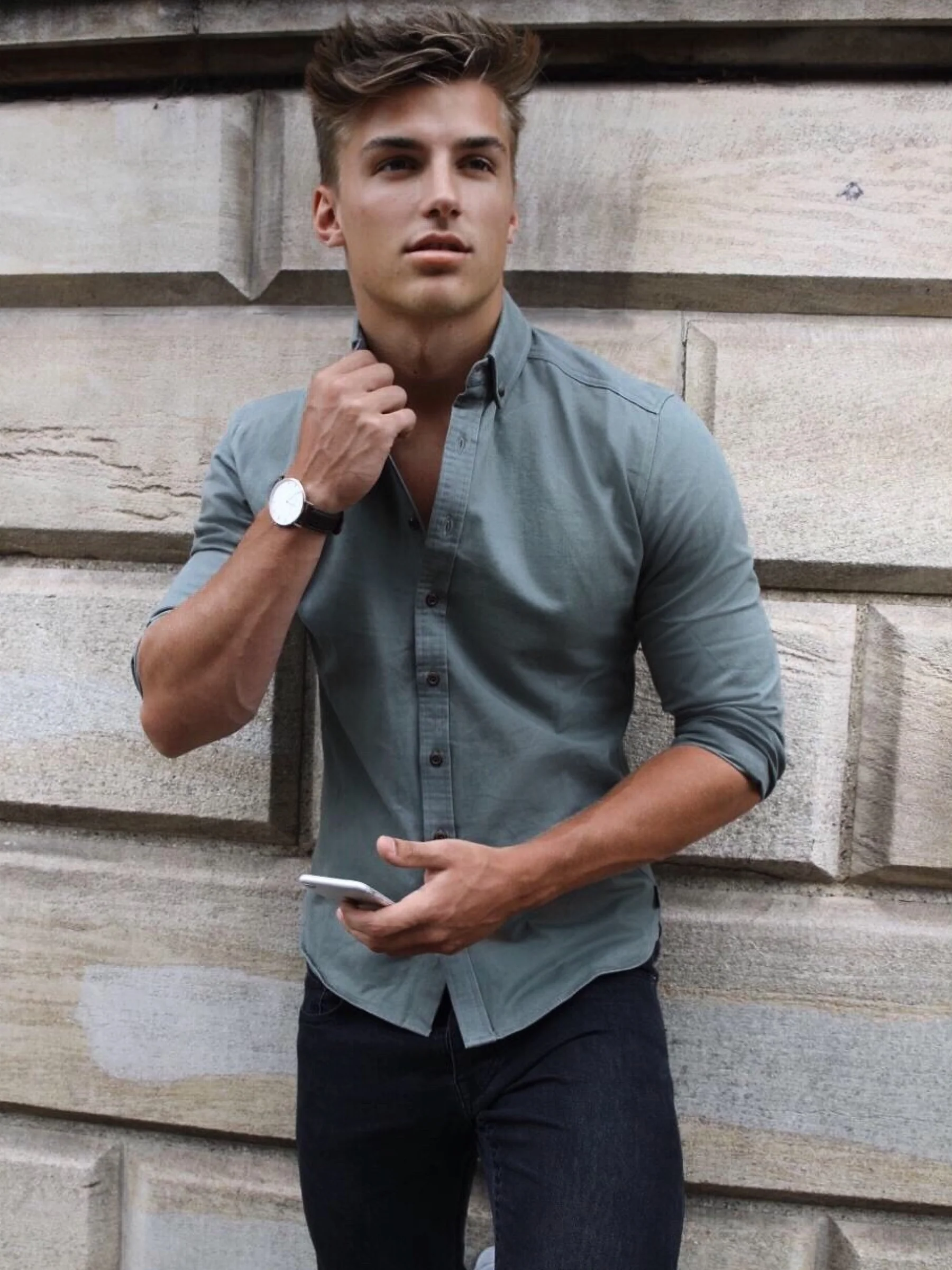 Anderson Long Sleeve Shirt - Safari Green - E-Cigarette Wholesale