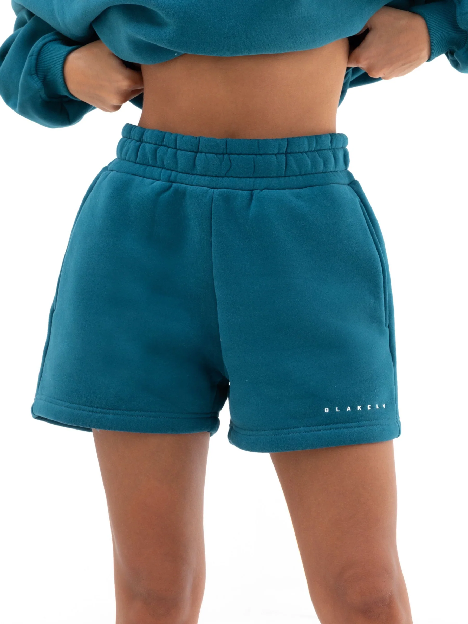 Isabel Jogger Shorts - Storm Teal - E-Cigarette Wholesale