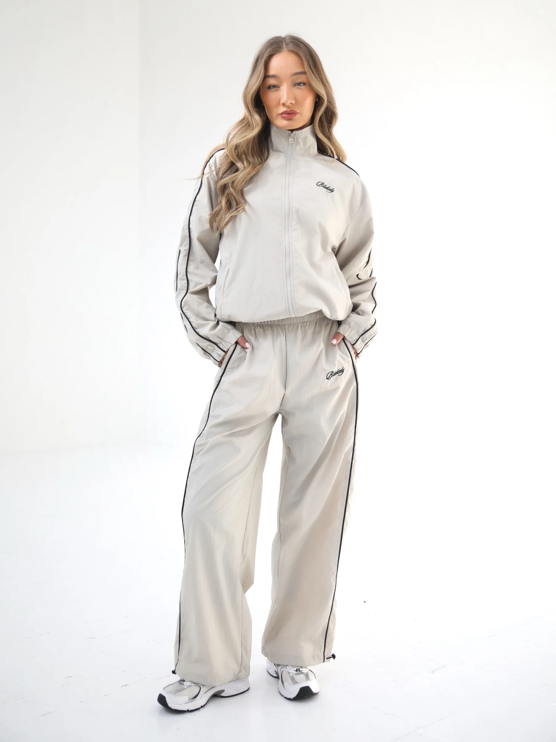 Off Duty Parachute Trousers - Light Taupe - E-Cigarette Wholesale