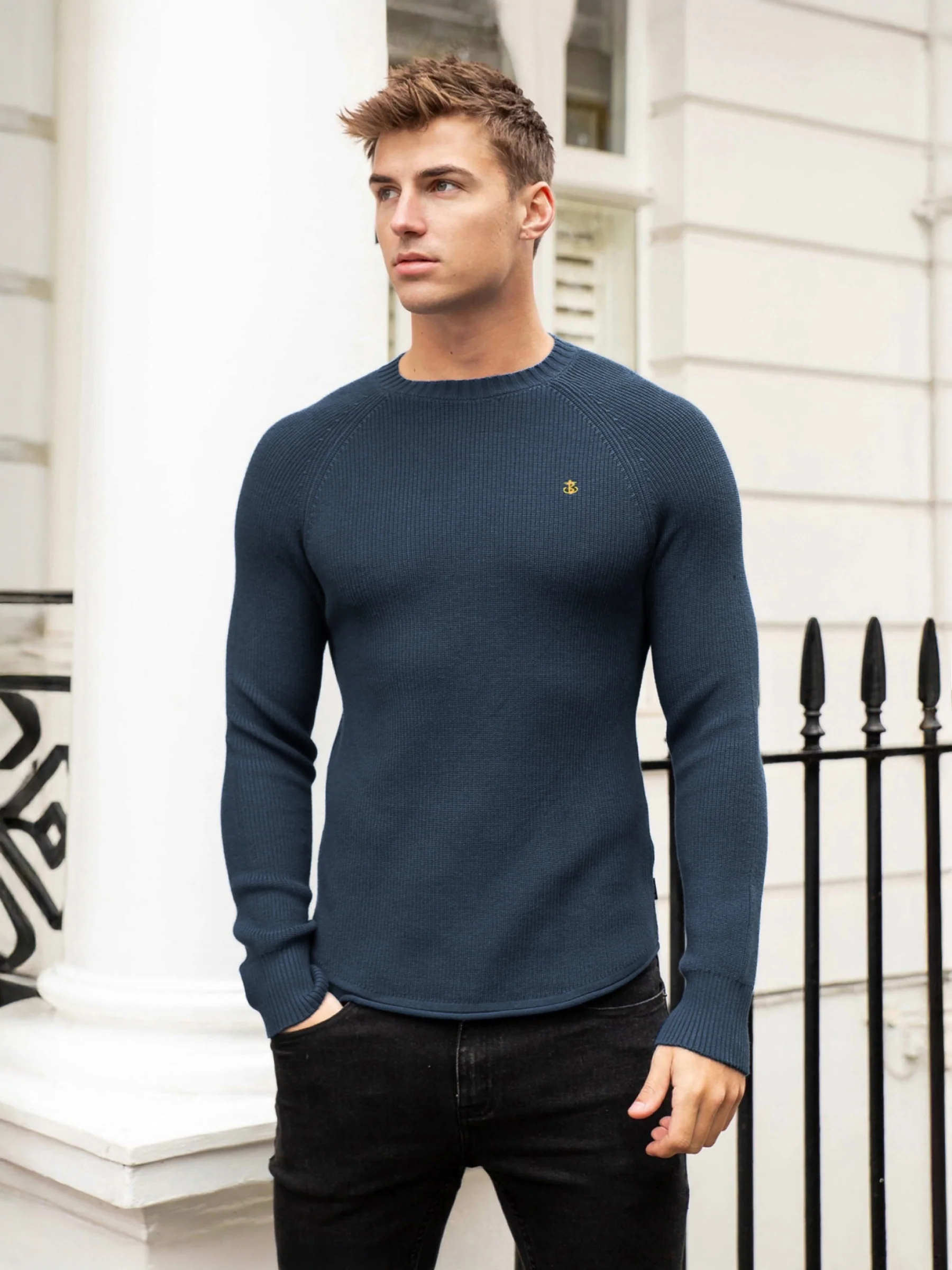 Olton Knit Jumper - Royal Blue - E-Cigarette Wholesale