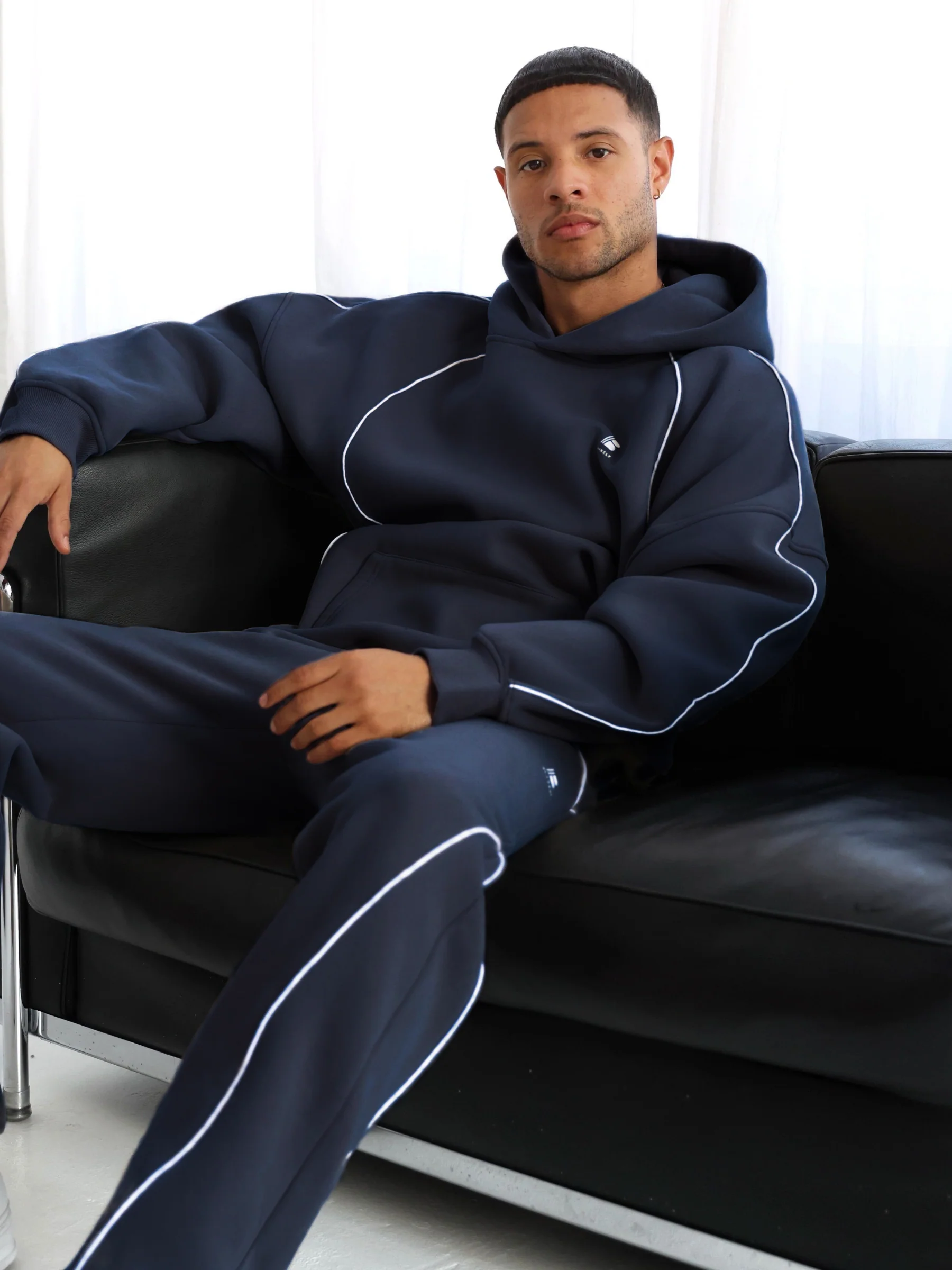 Seam Relaxed Sweatpants - True Navy - E-Cigarette Wholesale