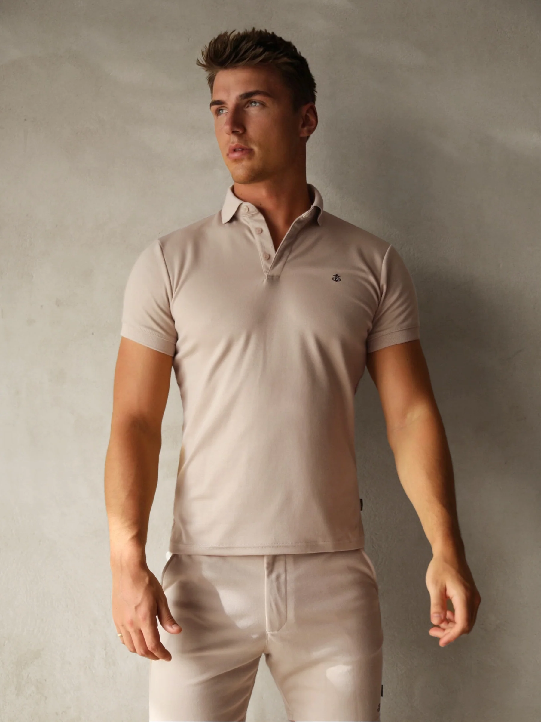 Sorrento Polo Shirt - Sand - E-Cigarette Wholesale