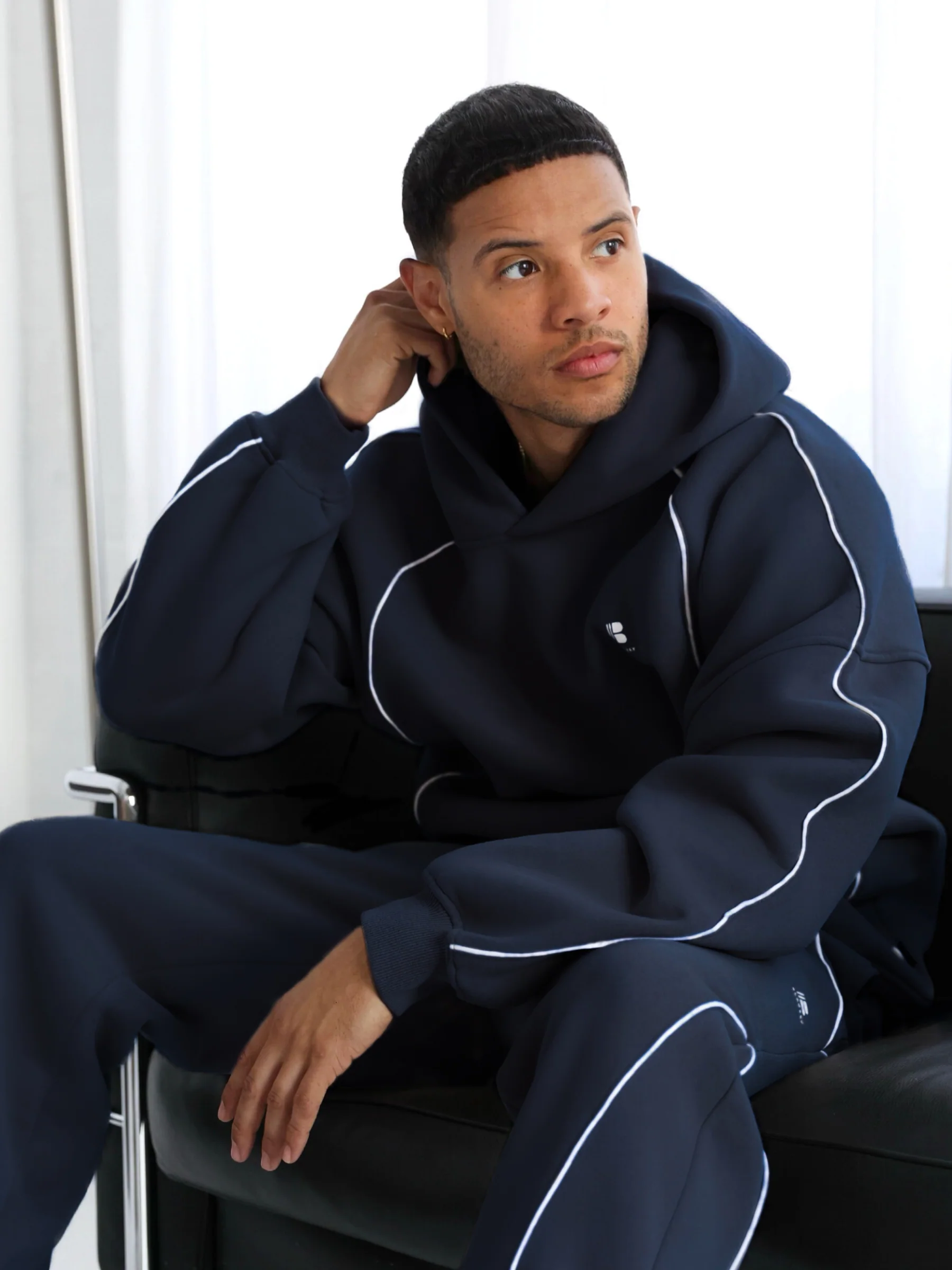 Seam Relaxed Hoodie - True Navy - E-Cigarette Wholesale