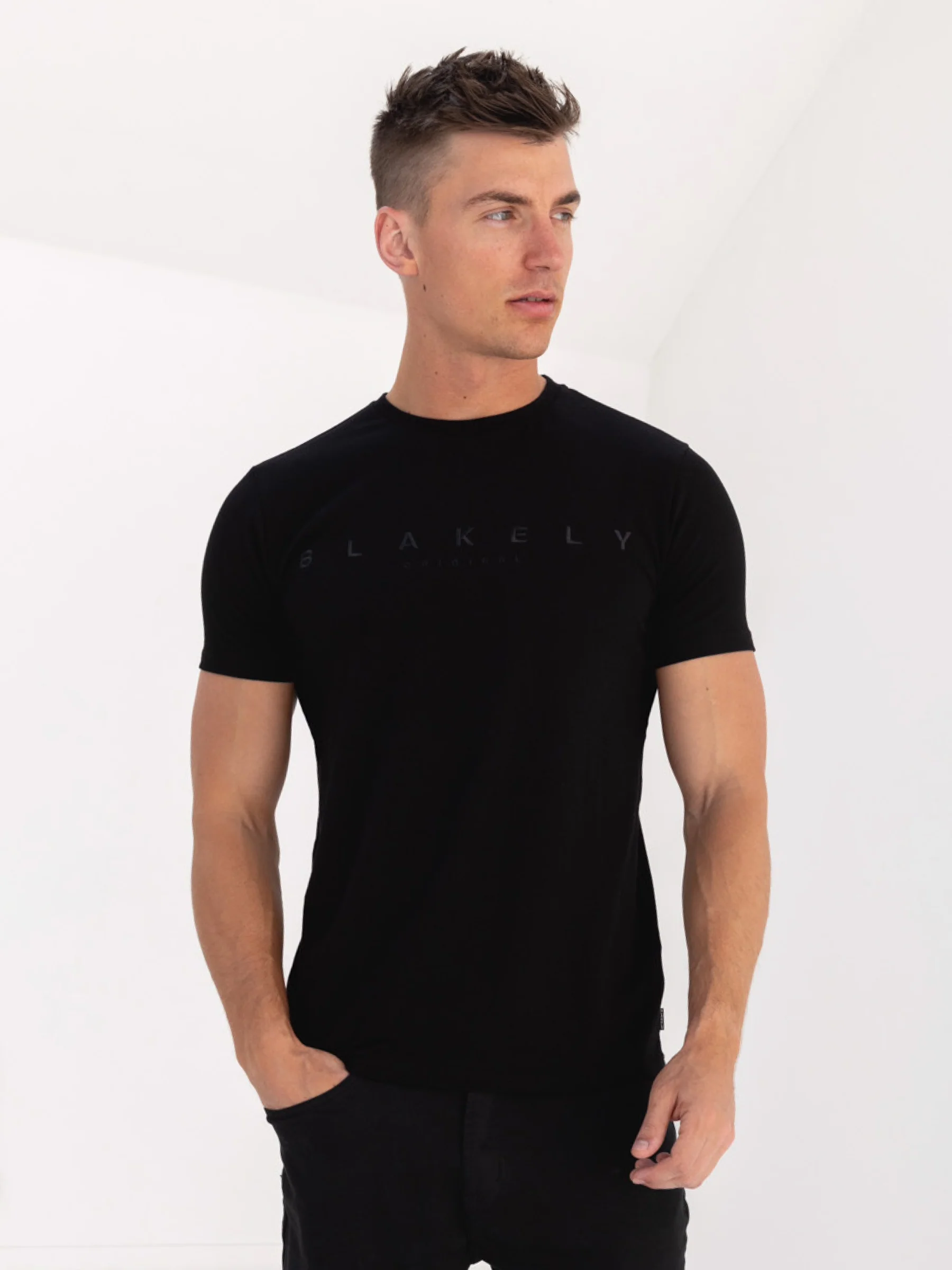 Tonal Torcross T-Shirt - Black - E-Cigarette Wholesale