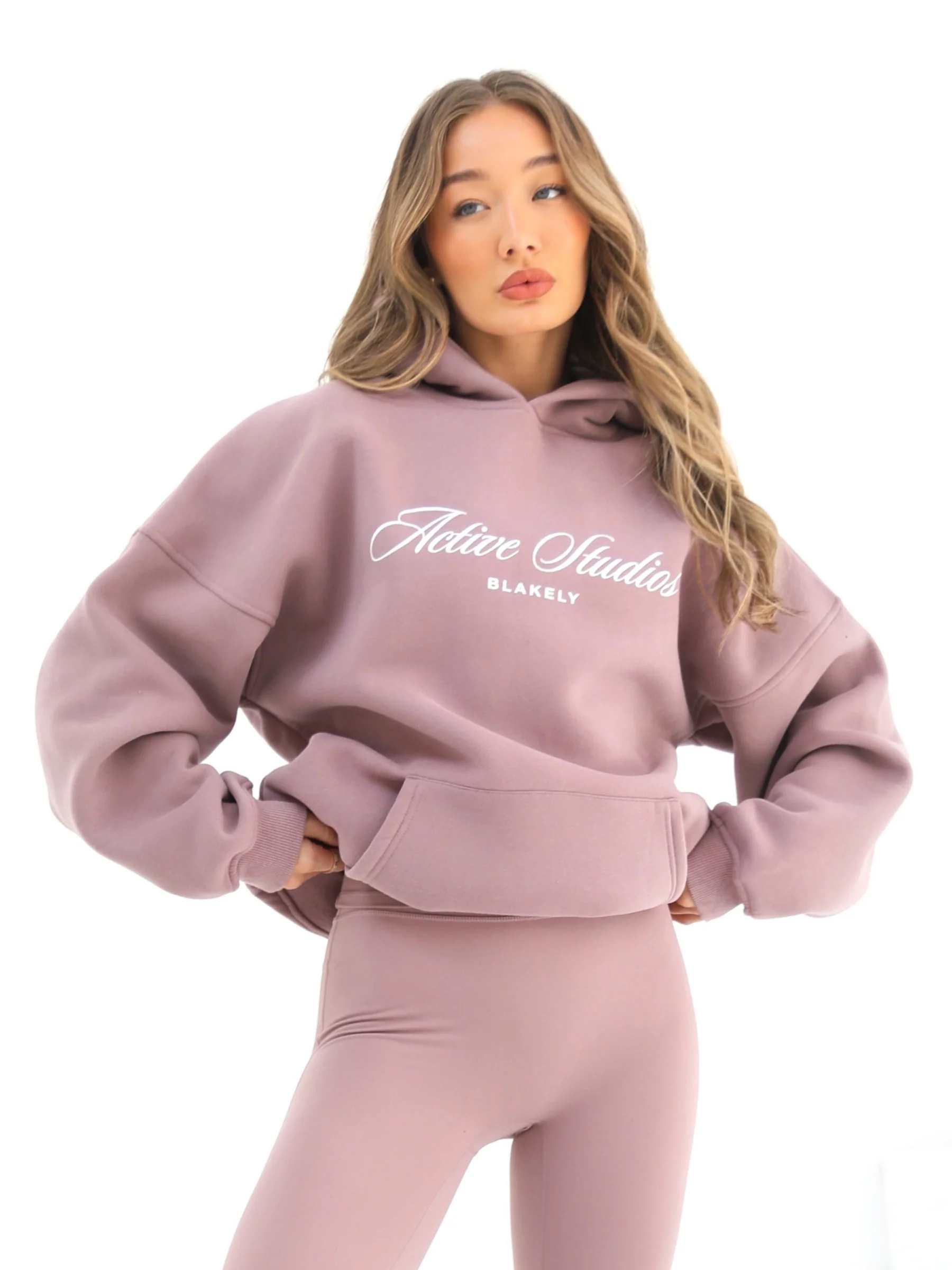 Off Duty Oversized Hoodie - Dusty Pink - E-Cigarette Wholesale