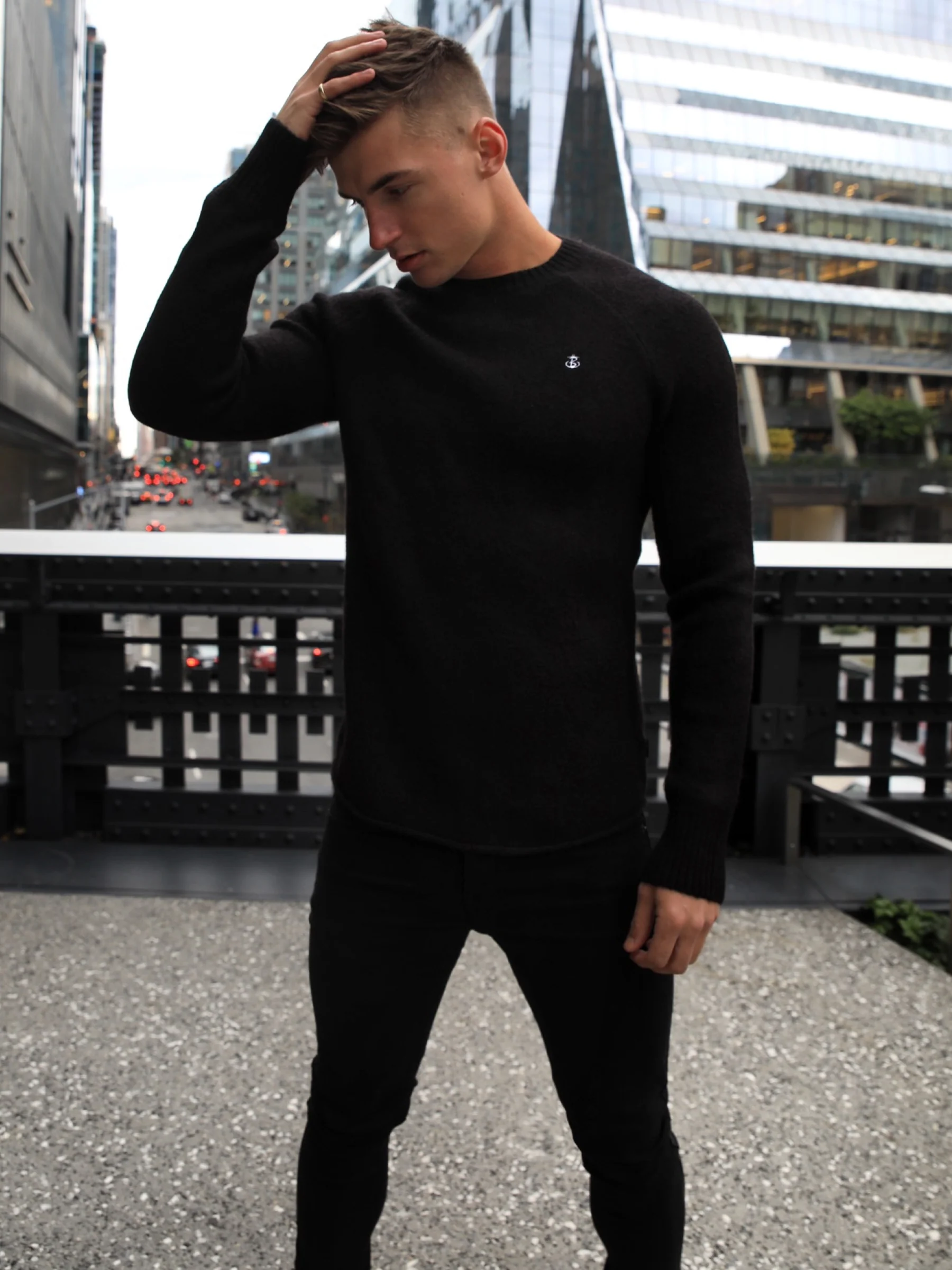Yardley Knit Jumper - Black - E-Cigarette Wholesale