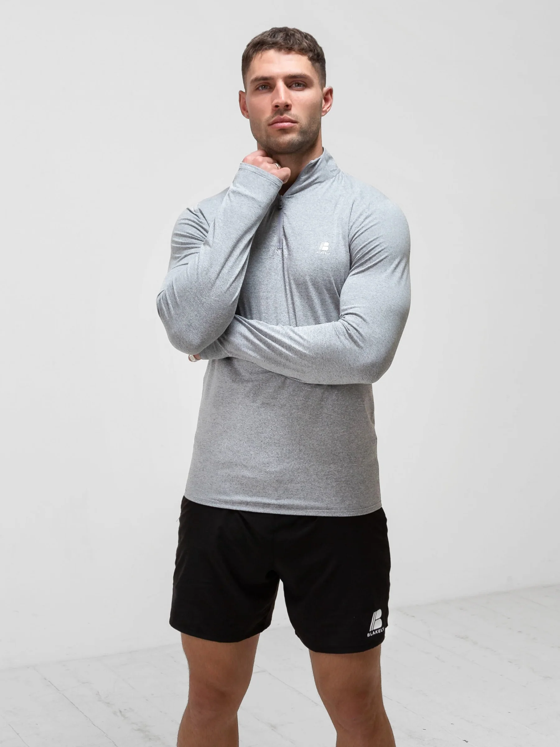 Apex Tech 1/4 Zip Top - Grey - E-Cigarette Wholesale