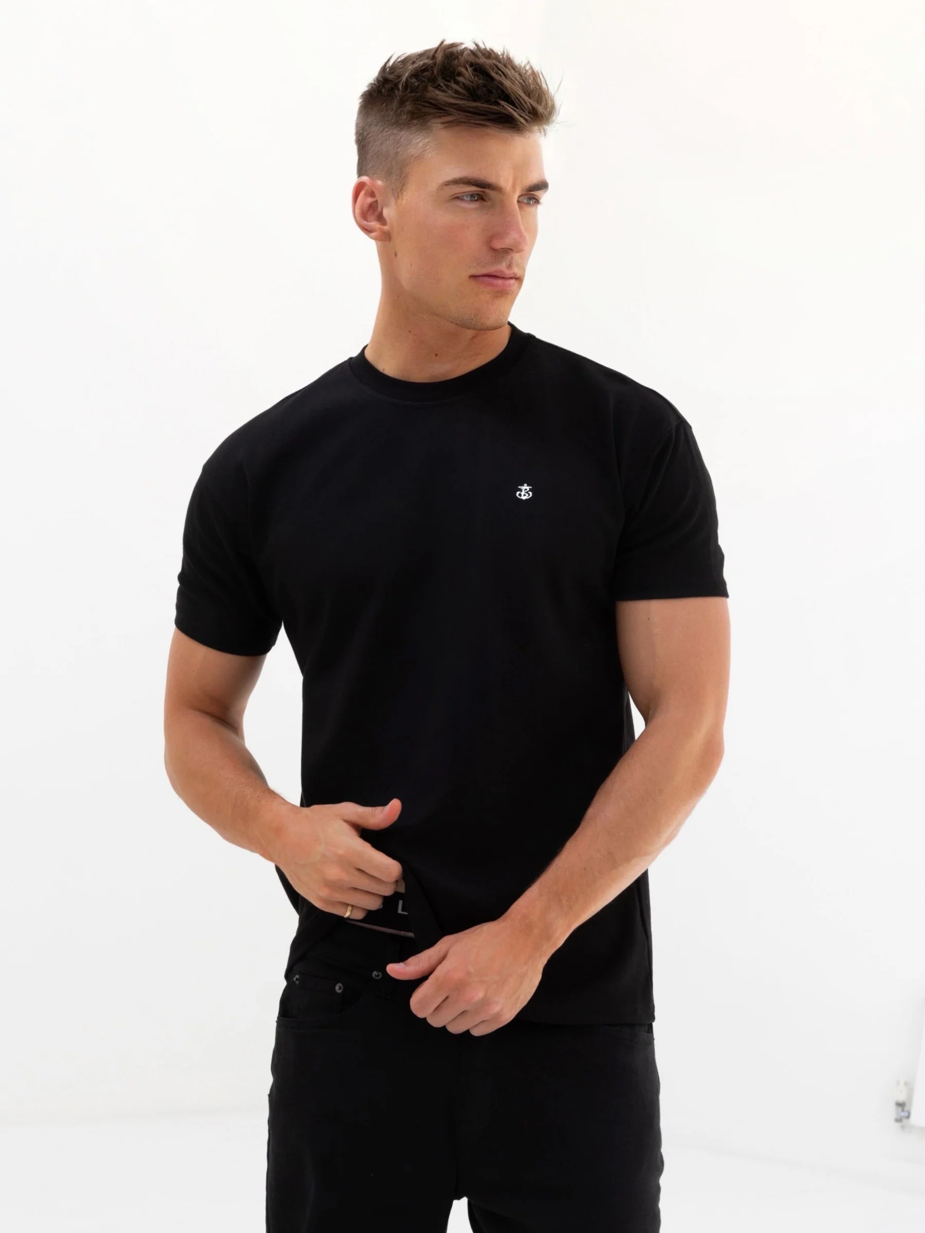 Anchor Relaxed T-Shirt - Black - E-Cigarette Wholesale