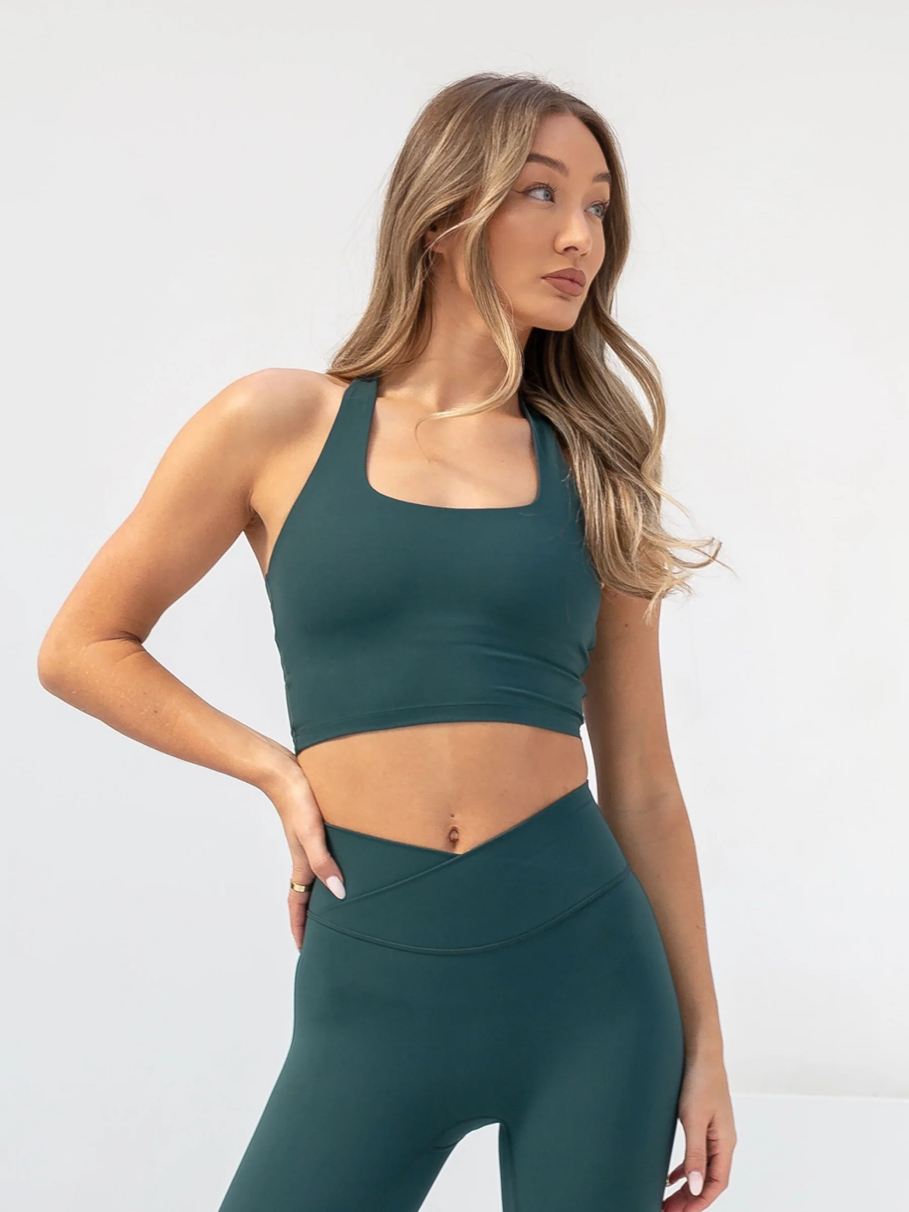 Studio Halter Neck Bra - Teal Green - E-Cigarette Wholesale