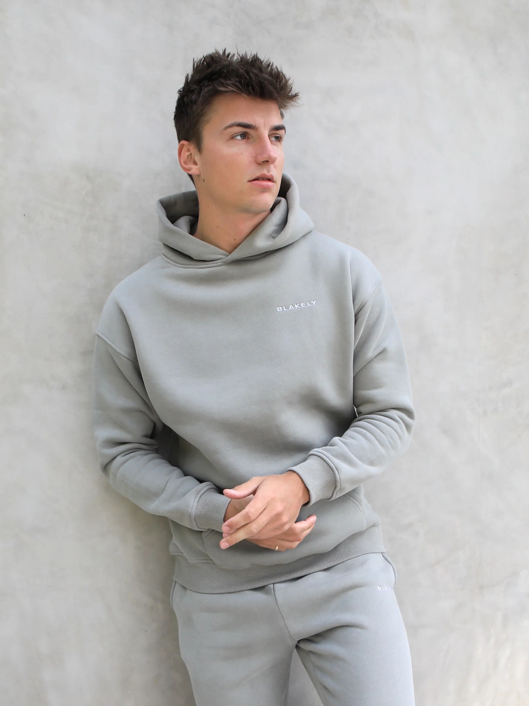 Series Relaxed Hoodie - Stone Grey - E-Cigarette Wholesale