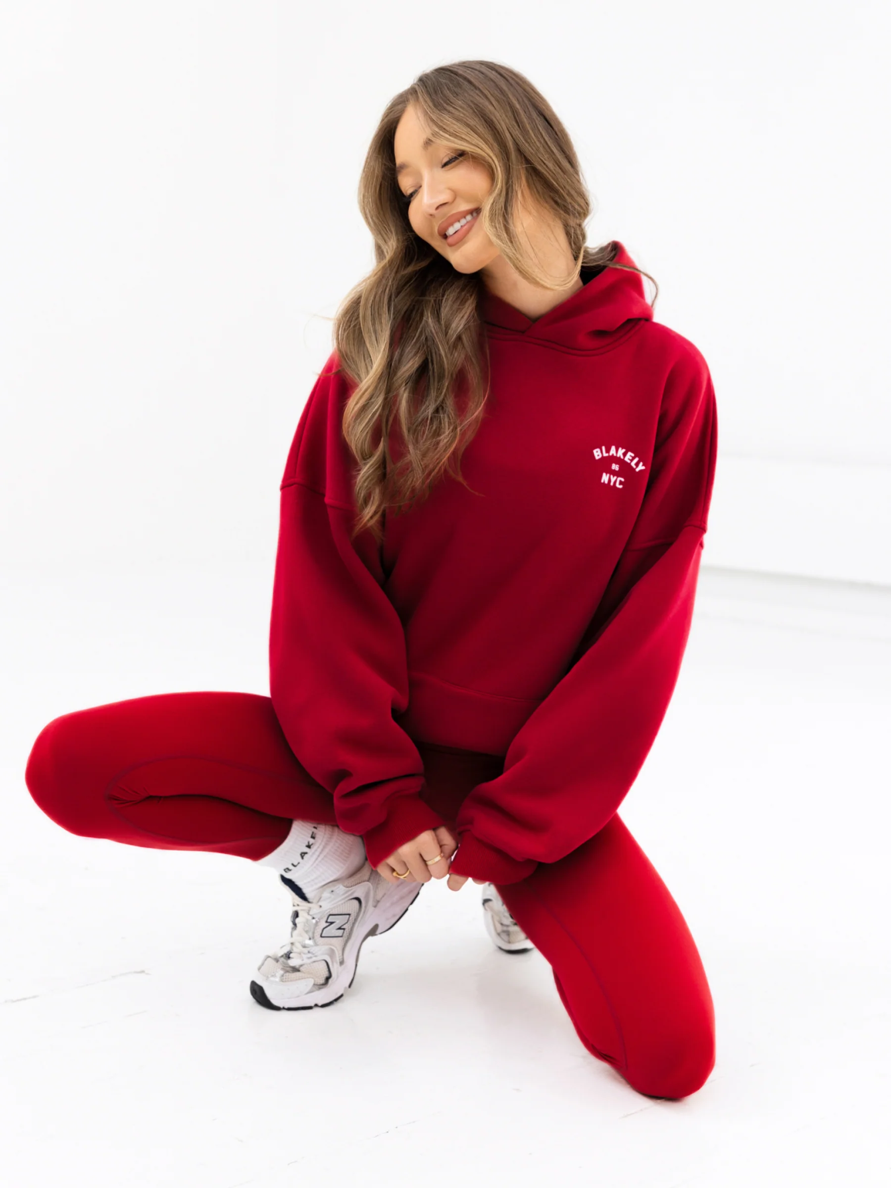 NYC Oversized Hoodie - Cherry Red - E-Cigarette Wholesale