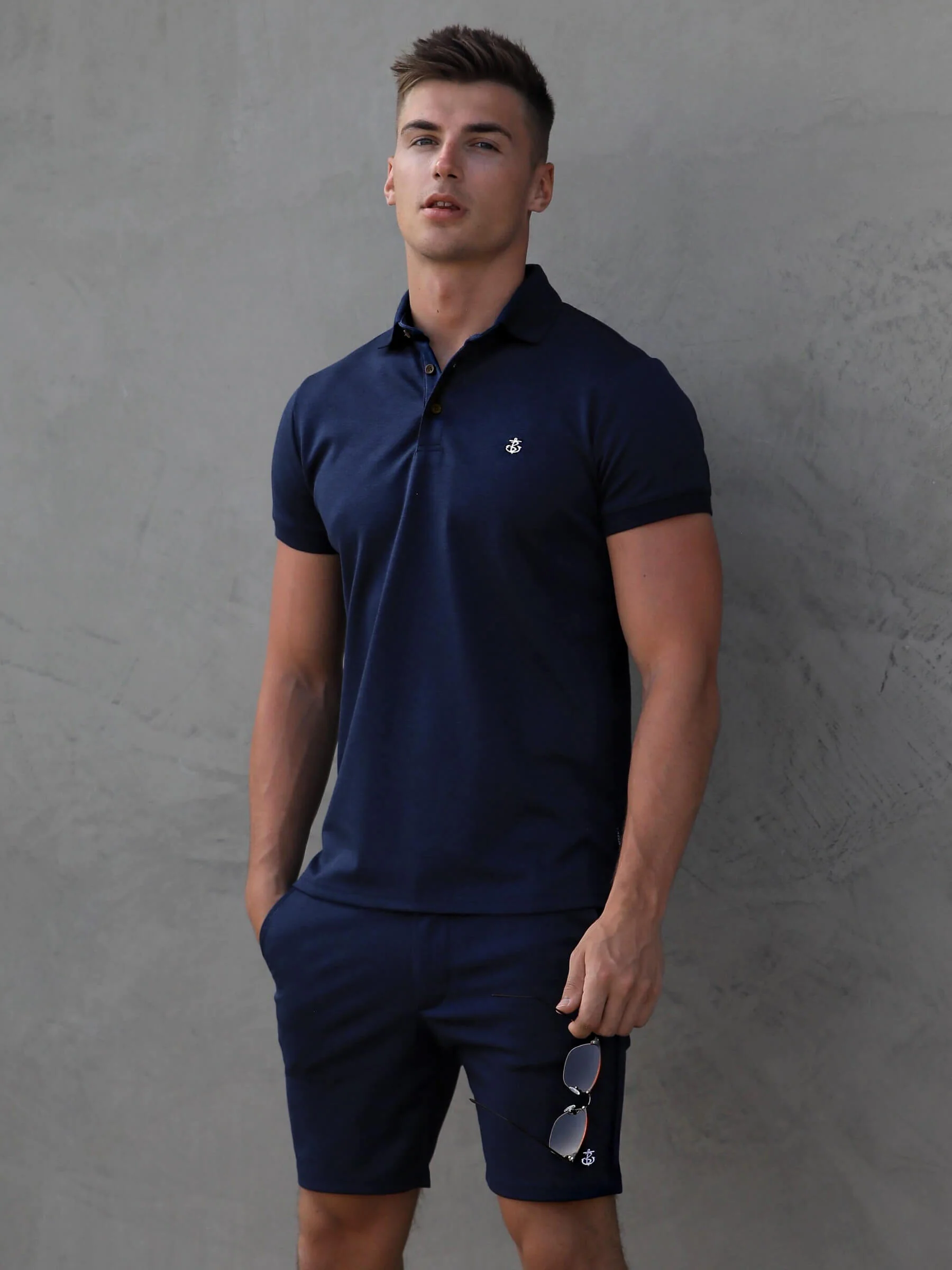 Sorrento Polo Shirt - Navy - E-Cigarette Wholesale