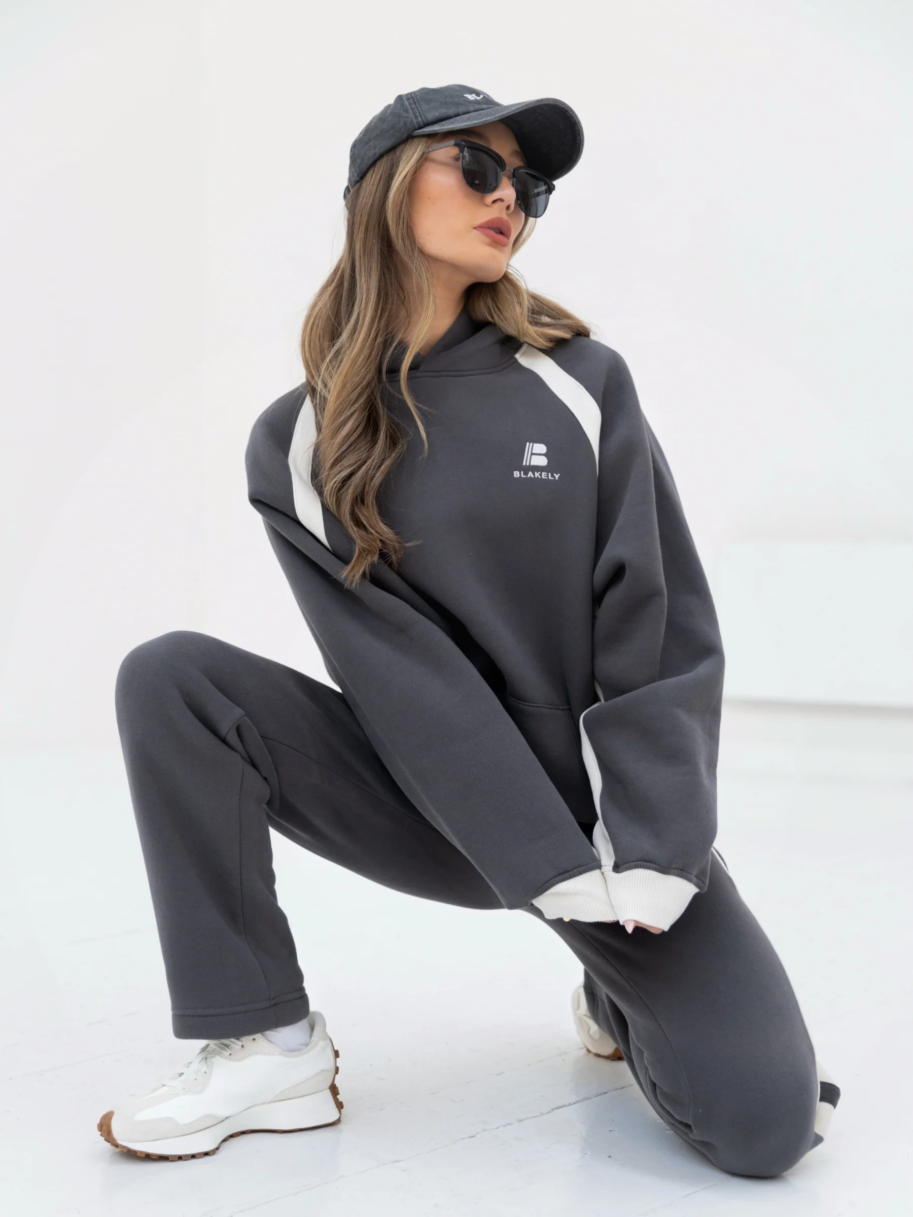 Classic Panel Oversized Hoodie - Charcoal - E-Cigarette Wholesale