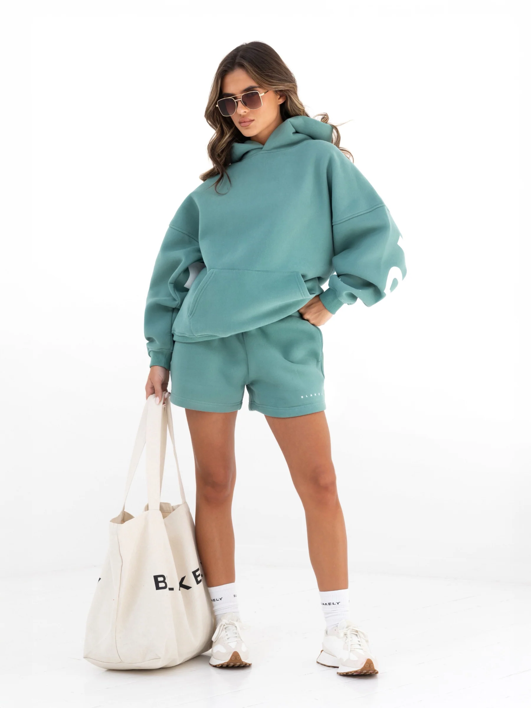 Isabel Oversized Hoodie - Deep Sage - E-Cigarette Wholesale