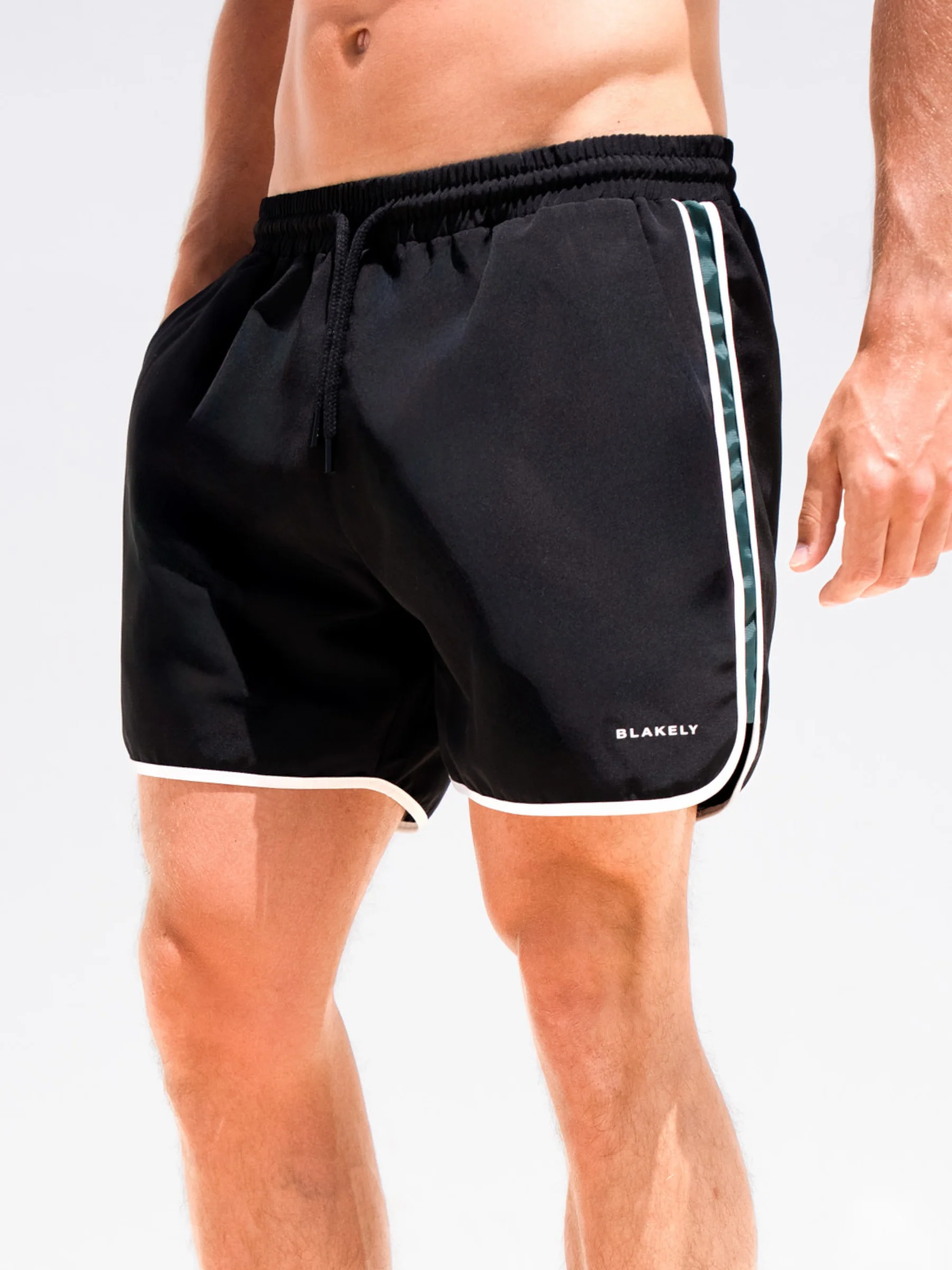 Panel Swim Shorts - Black - E-Cigarette Wholesale