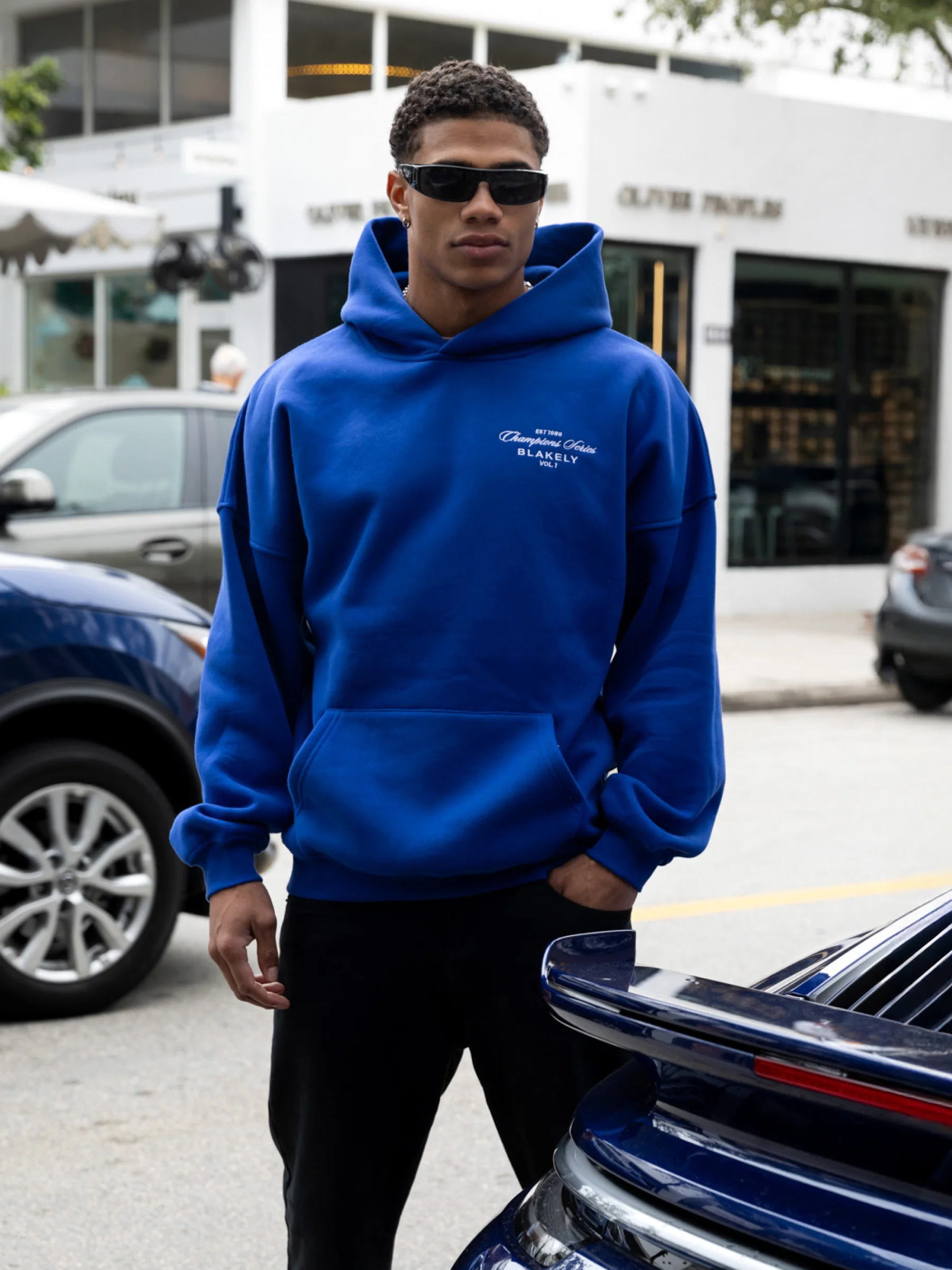 Champions Relaxed Hoodie - Cobalt Blue - E-Cigarette Wholesale