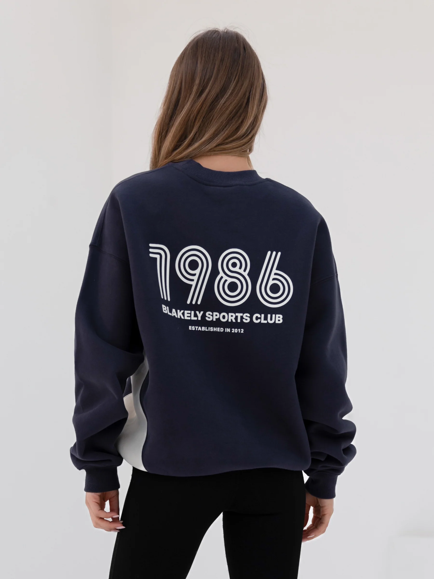 Panel Oversized Jumper - True Navy - E-Cigarette Wholesale