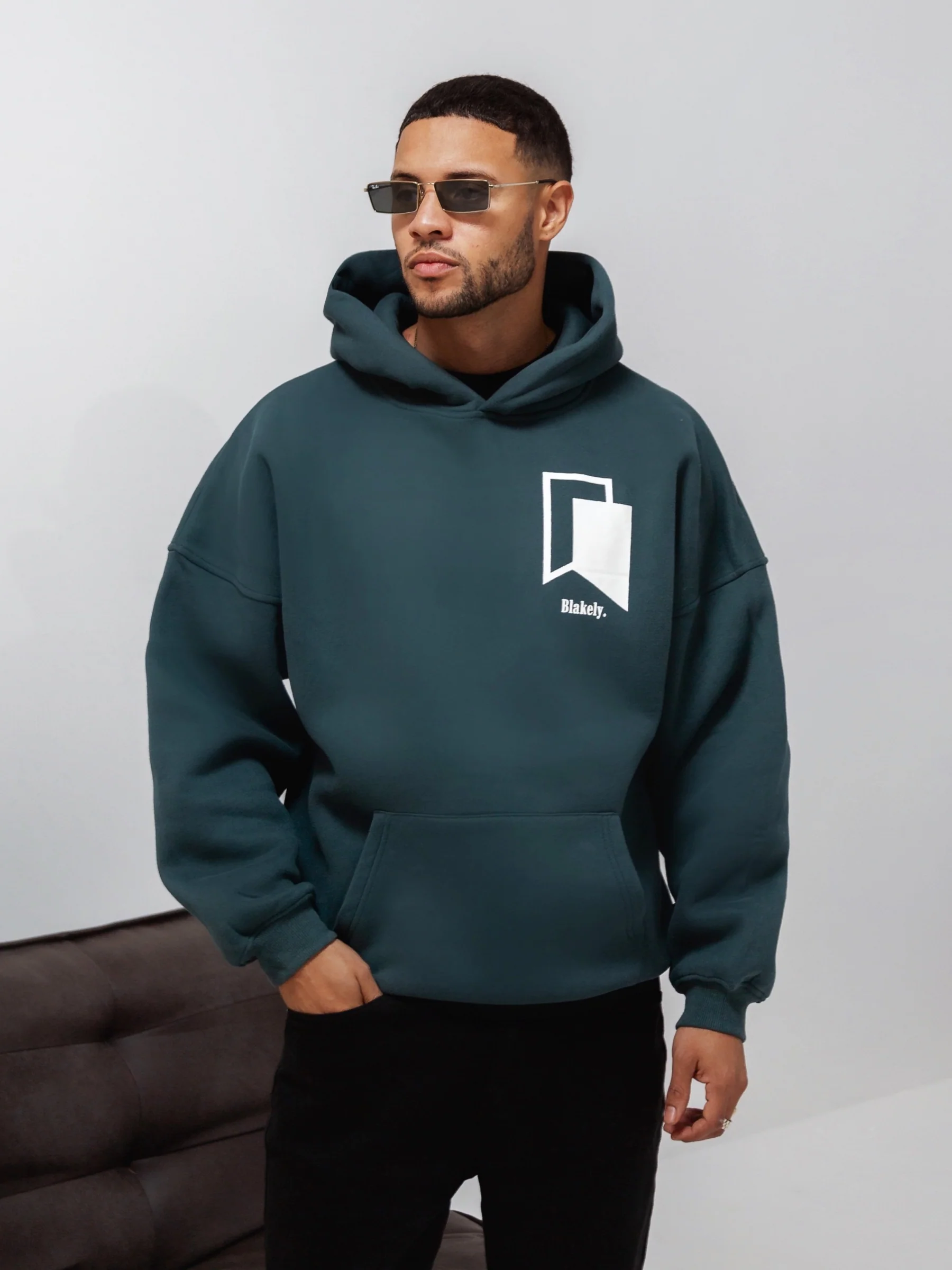 Revolve Relaxed Hoodie - Teal Green - E-Cigarette Wholesale