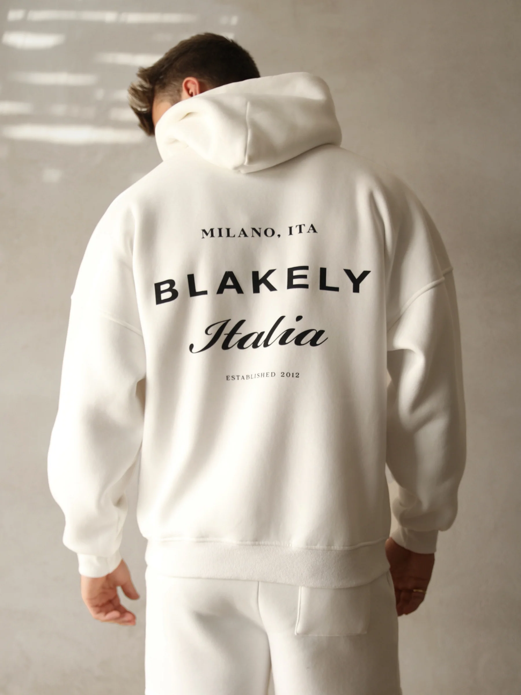 Italia Relaxed Hoodie - Flat White - E-Cigarette Wholesale