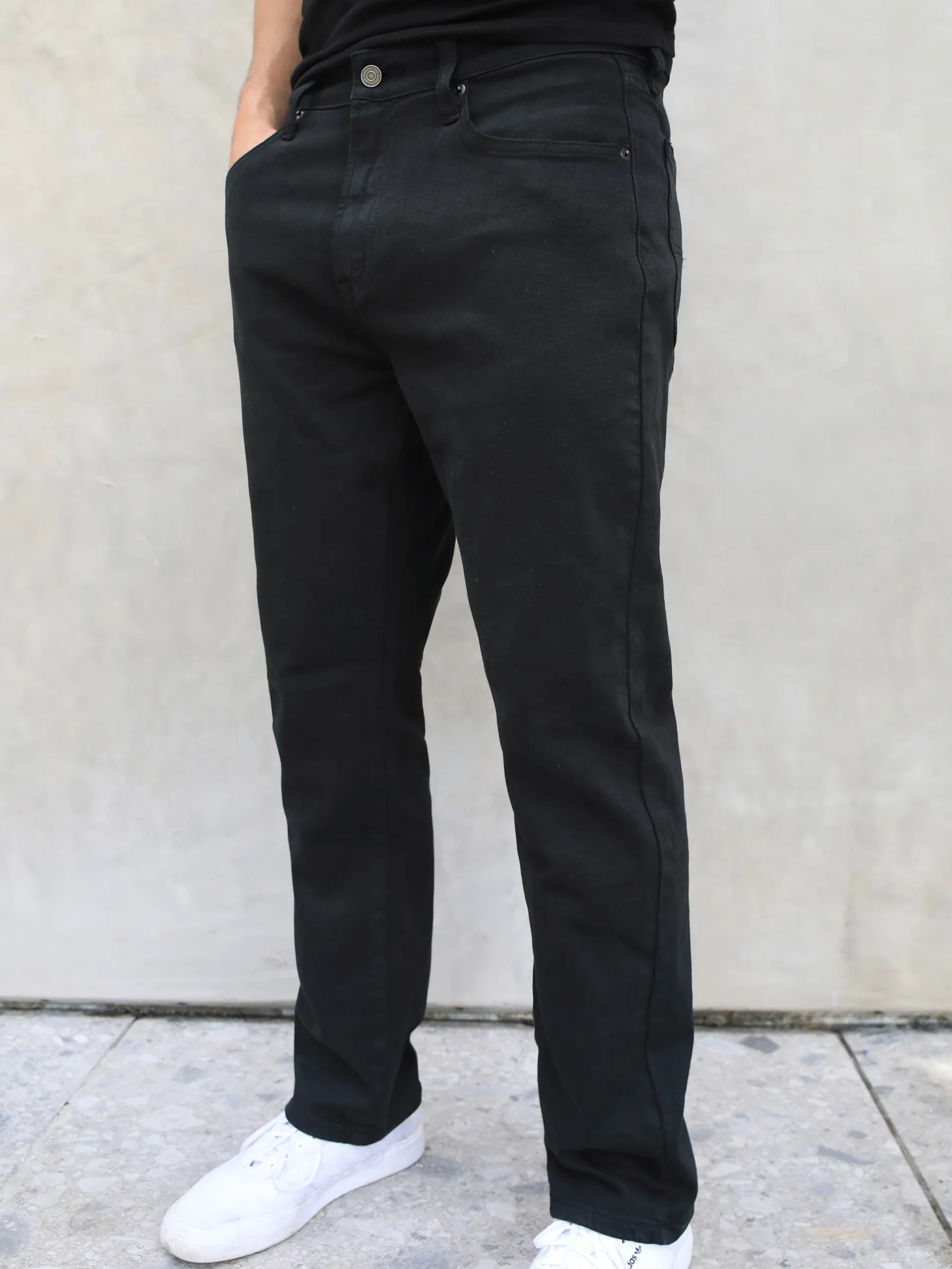 Vol.15 Loose Fitting Jeans - Black - E-Cigarette Wholesale