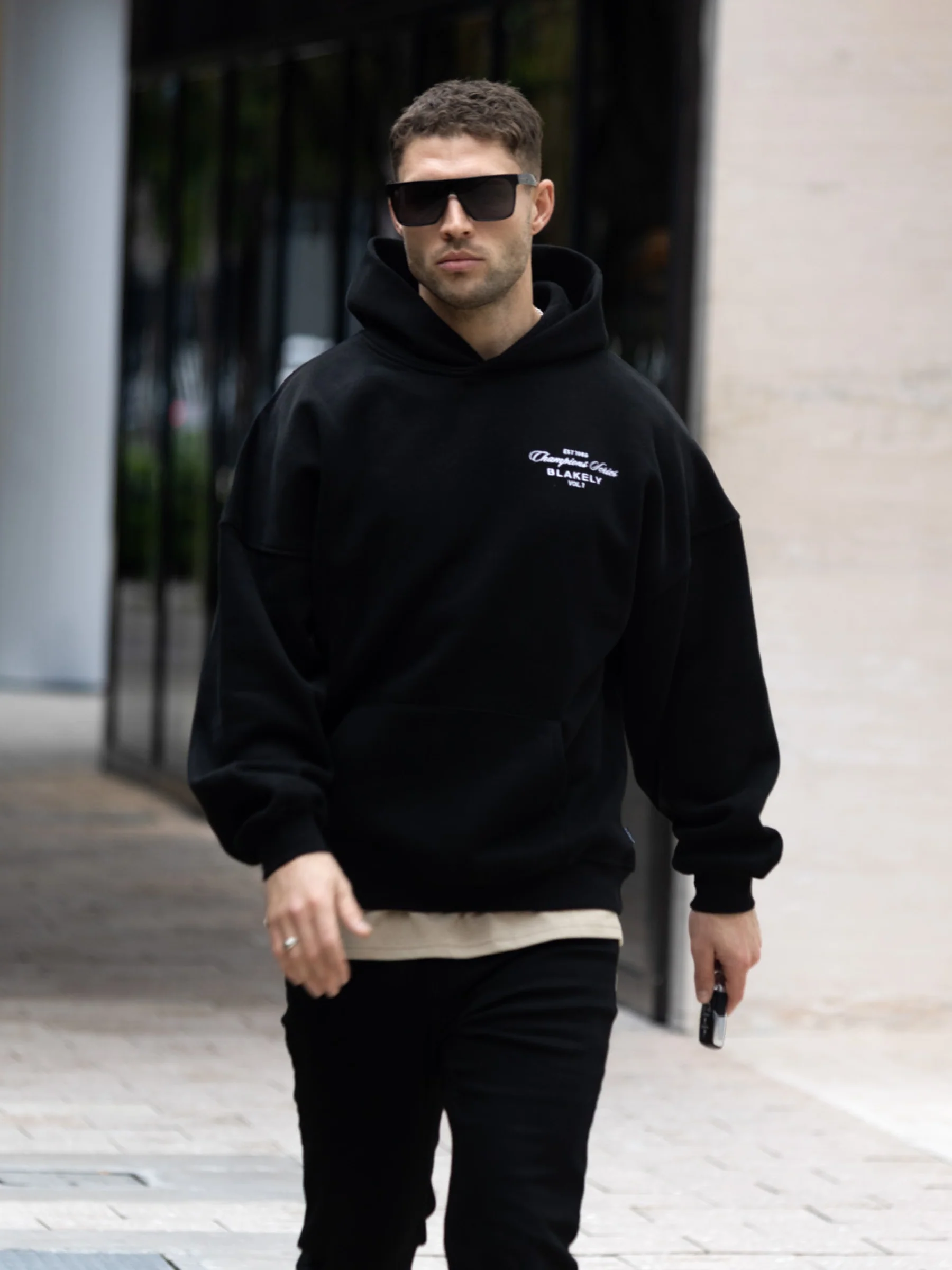 Champions Relaxed Hoodie - Black - E-Cigarette Wholesale