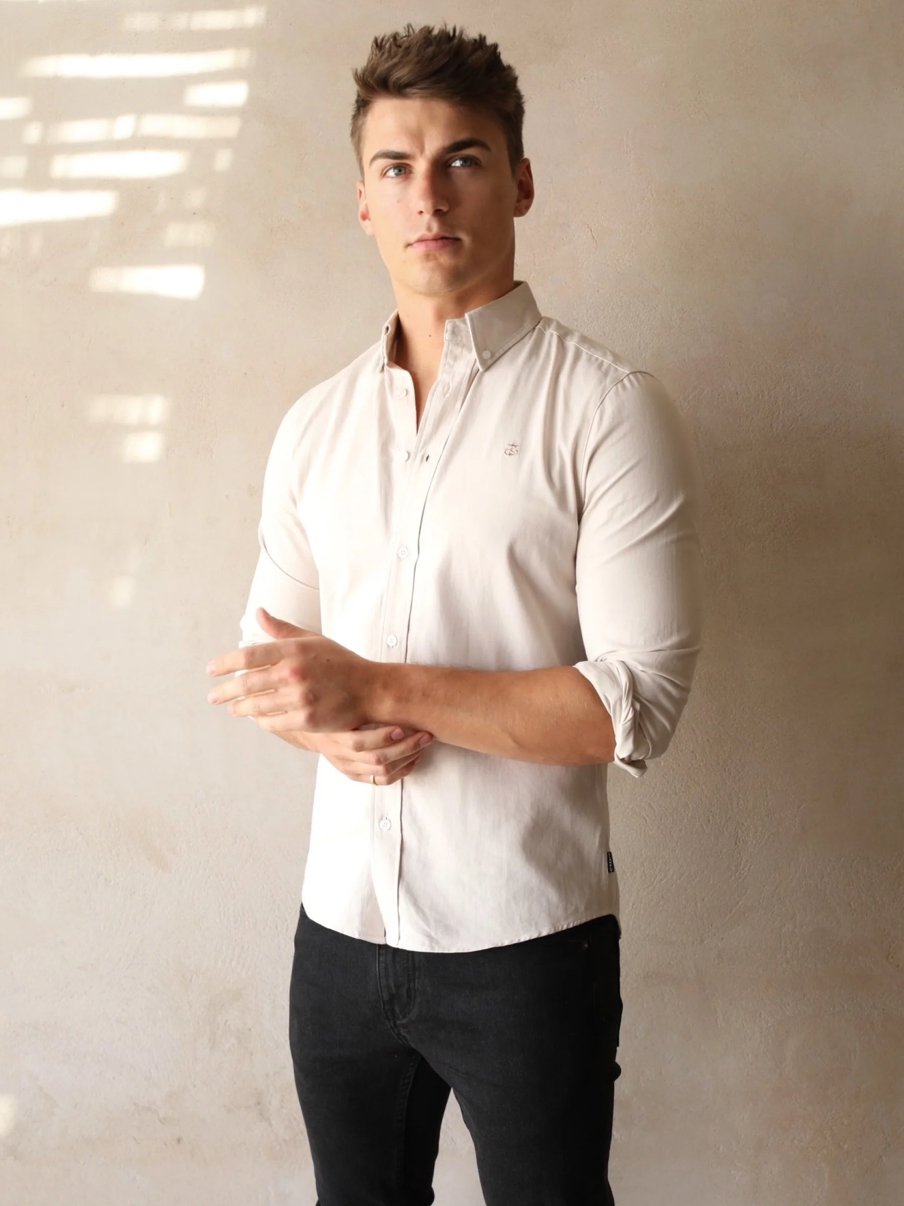 Sedona Slim Fit Shirt - Bone - E-Cigarette Wholesale