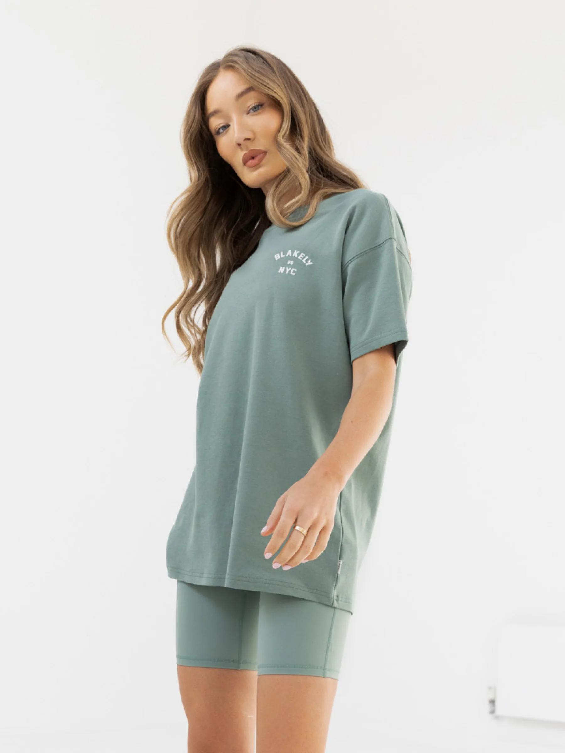 NYC Oversized T-Shirt - Sage Green - E-Cigarette Wholesale