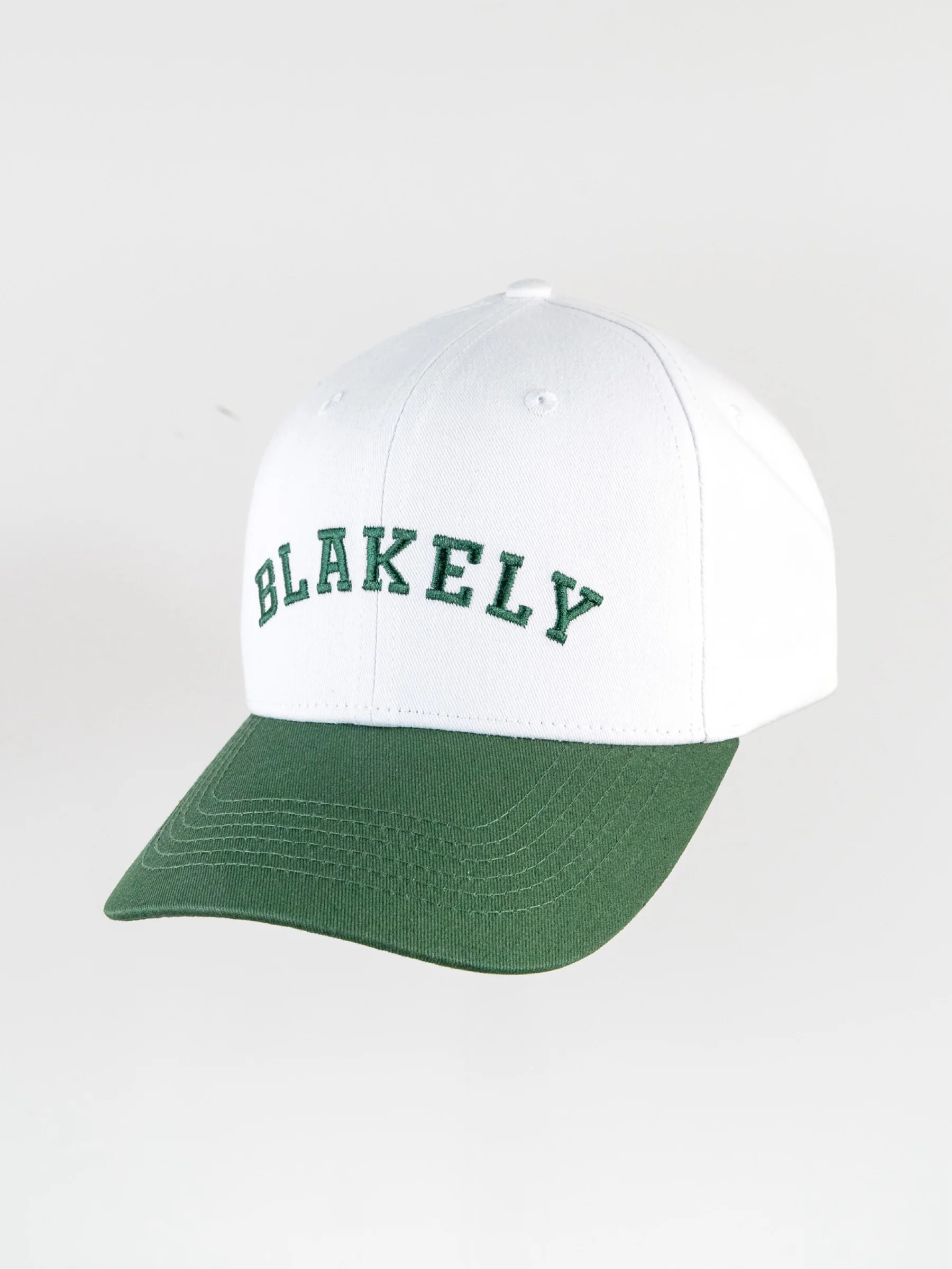 Varsity Cap - Green & White - E-Cigarette Wholesale