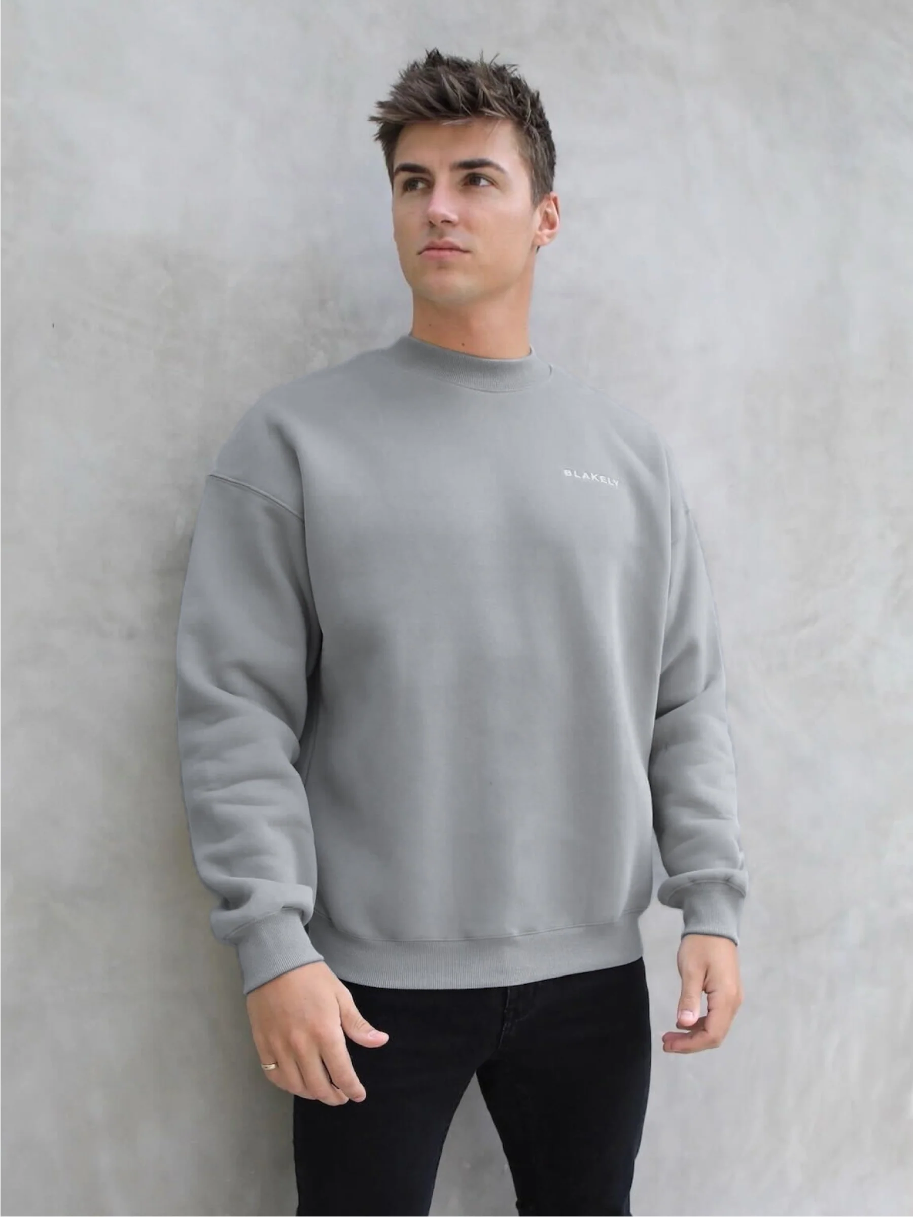 Series Relaxed Jumper - Stone Grey - E-Cigarette Wholesale