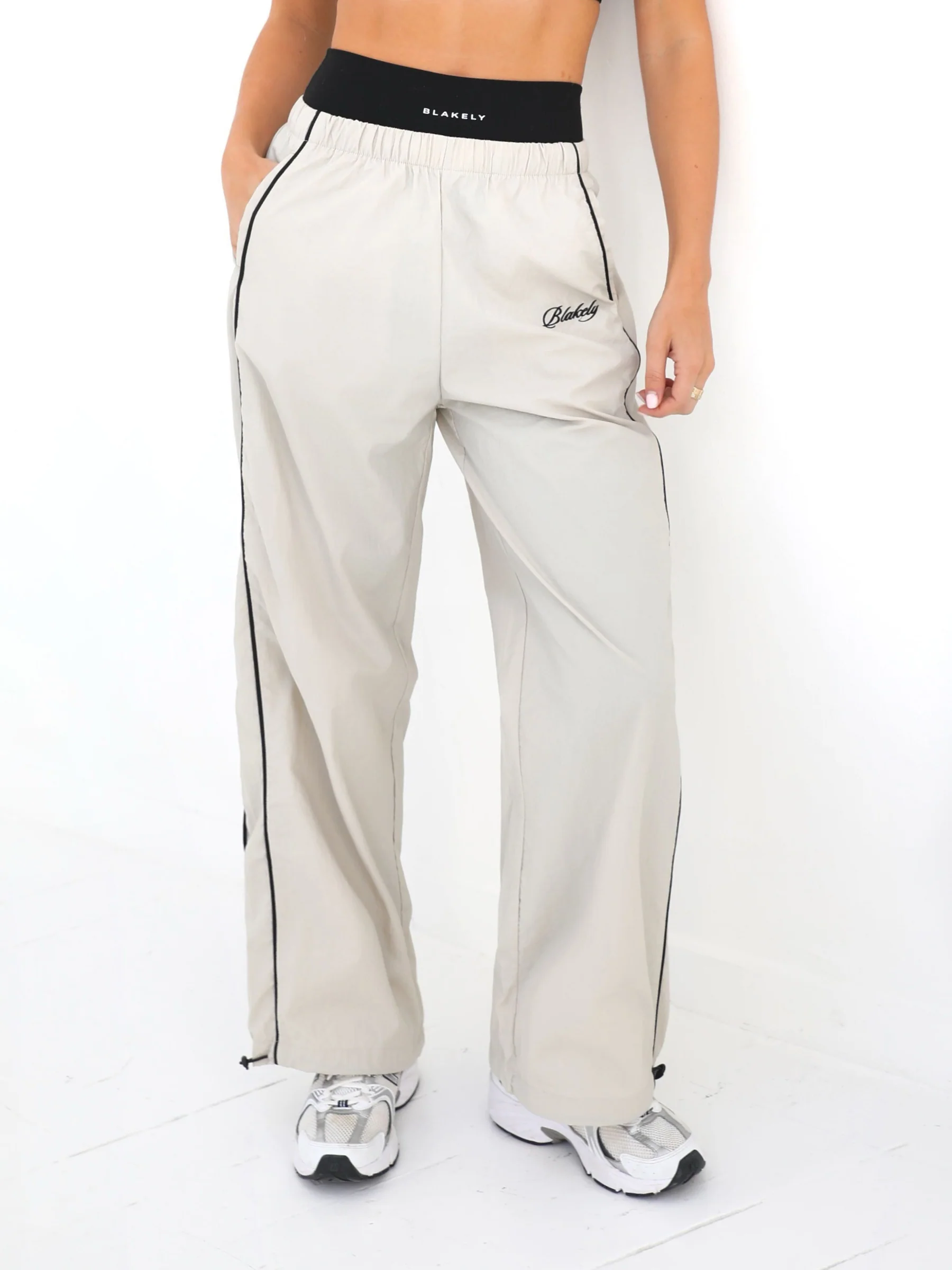 Off Duty Parachute Trousers - Light Taupe - E-Cigarette Wholesale