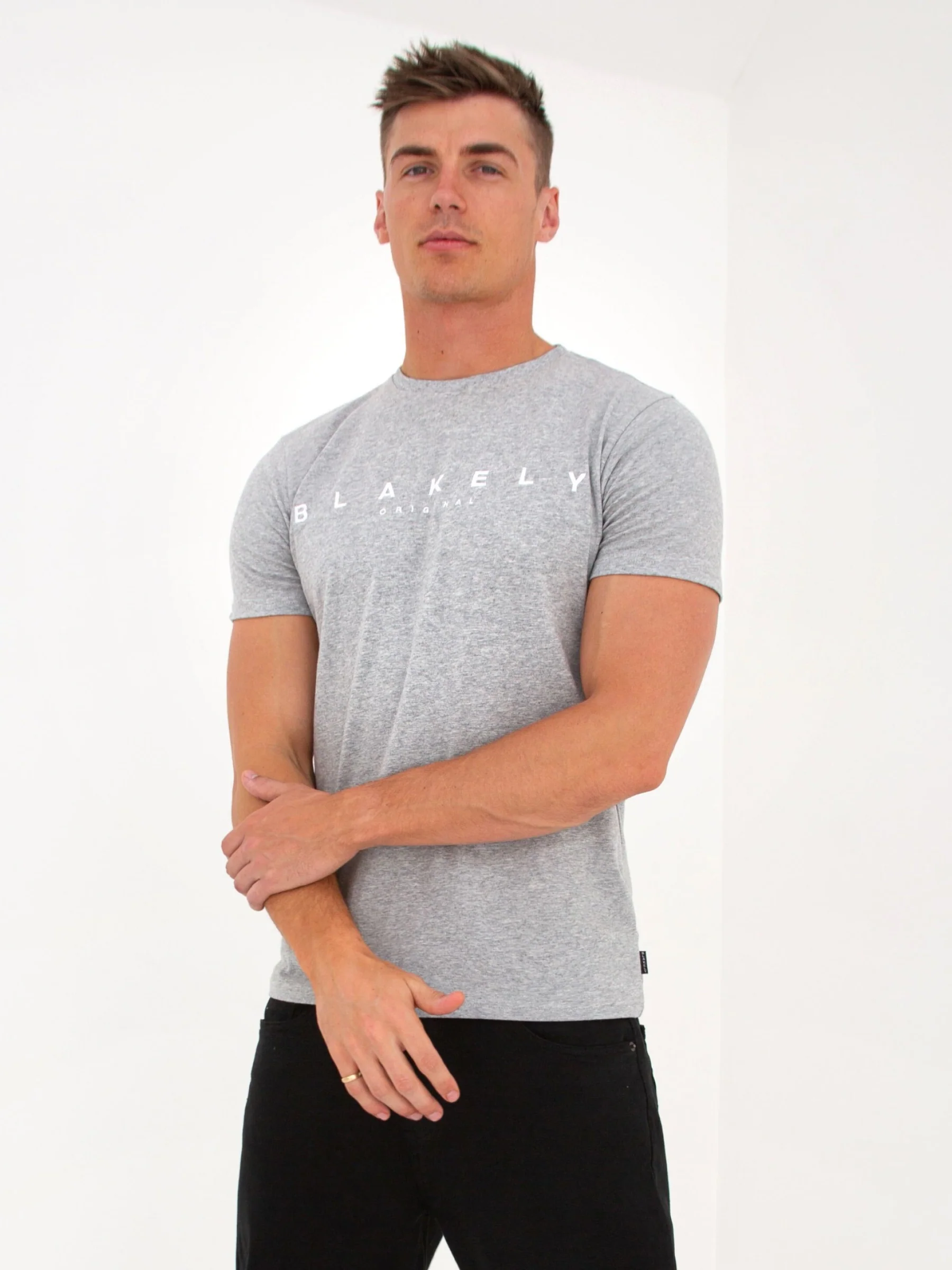 Kade T-Shirt - Marl Grey - E-Cigarette Wholesale