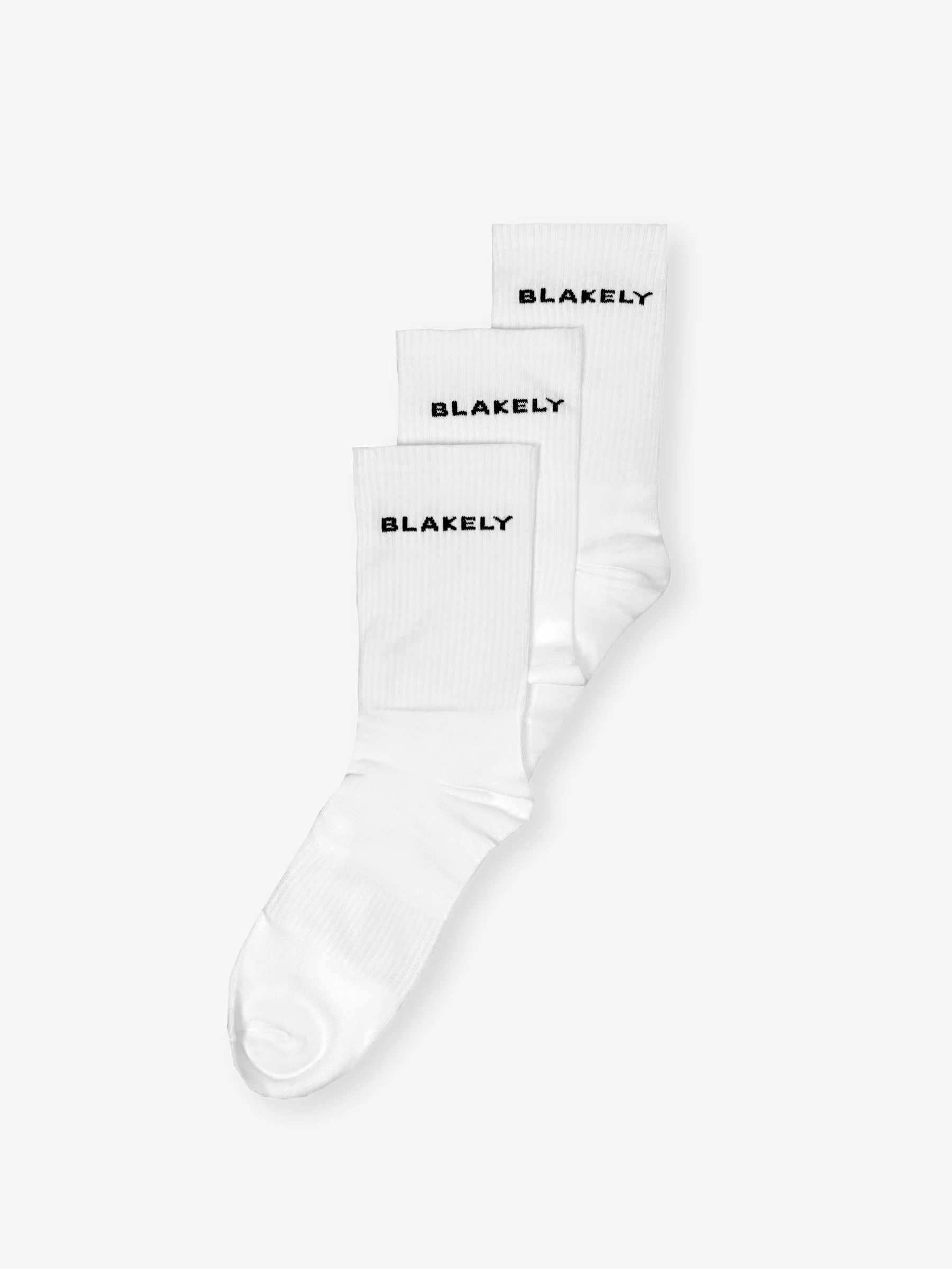 Blakely Socks 3 Pack - White - E-Cigarette Wholesale
