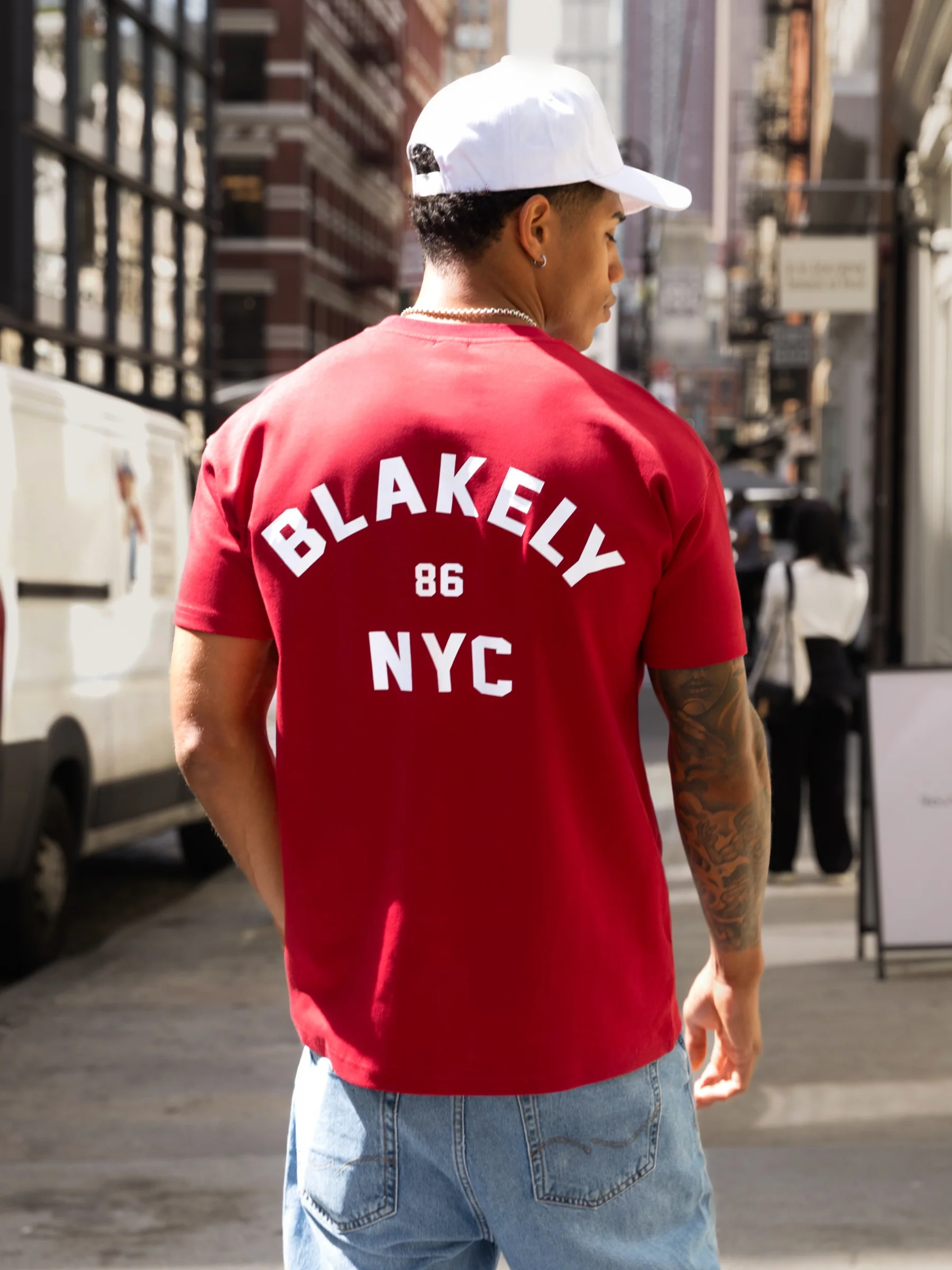 NYC Relaxed T-Shirt - Red - E-Cigarette Wholesale