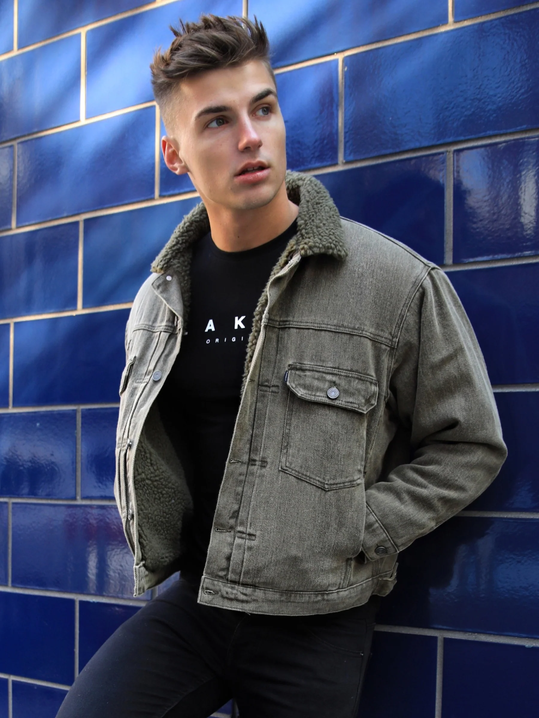 Rapha Denim Jacket - Army Green - E-Cigarette Wholesale