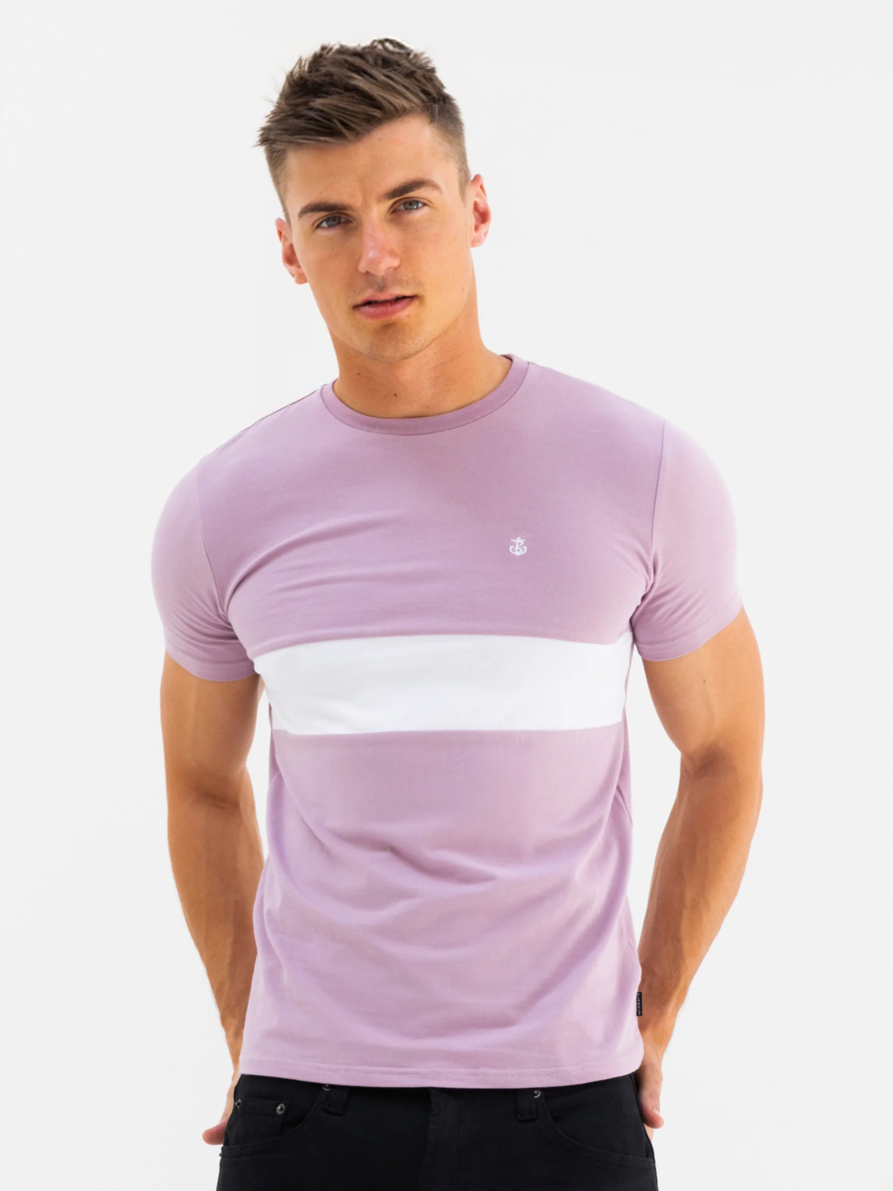 Rhode T-Shirt - Purple & White - E-Cigarette Wholesale