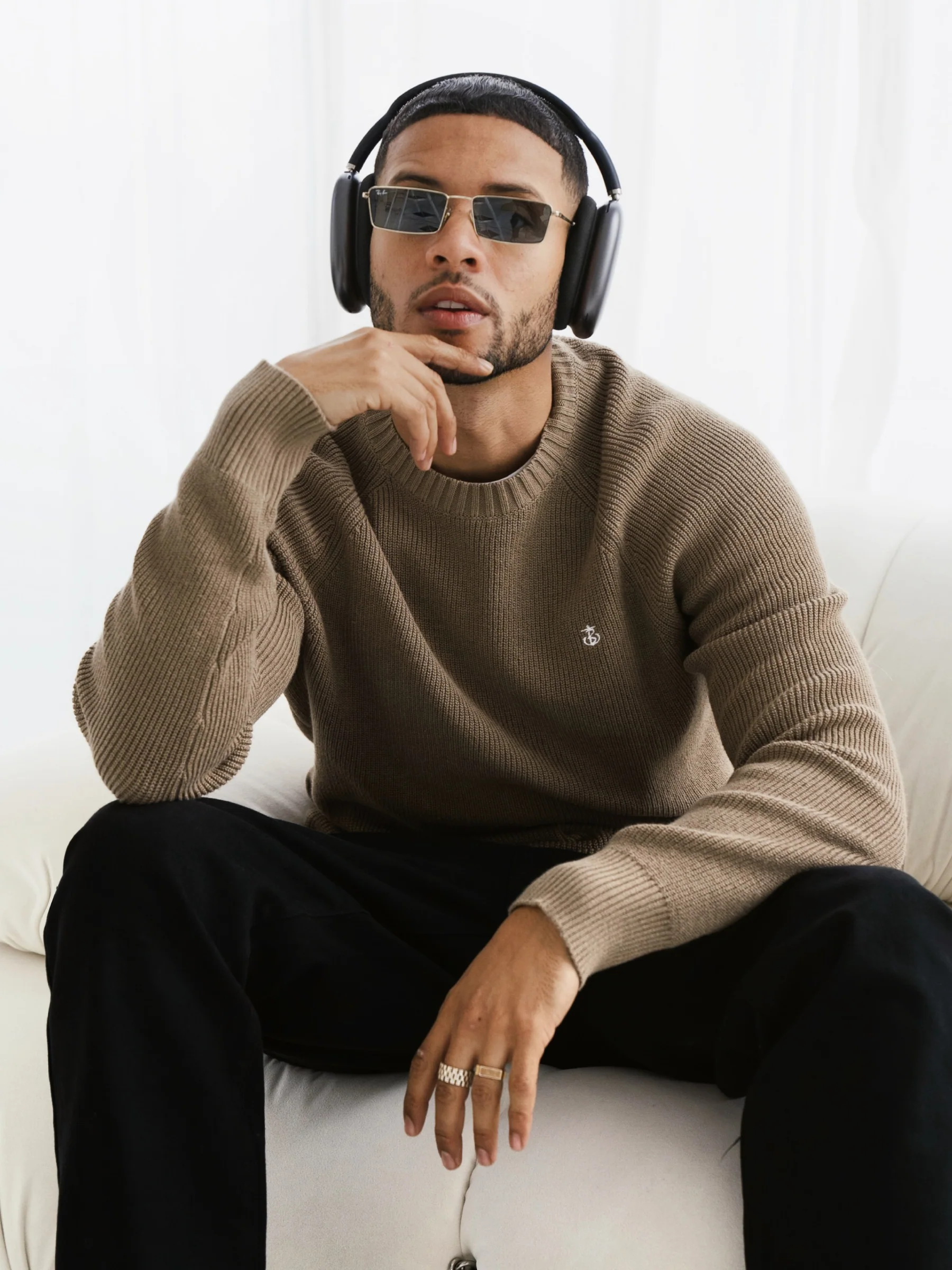 Olton Knit Jumper - Gold - E-Cigarette Wholesale